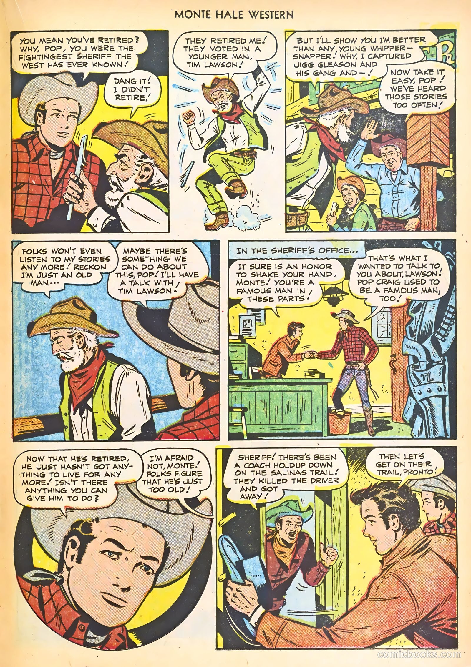 Monte Hale Western #65 — page 19 of 36