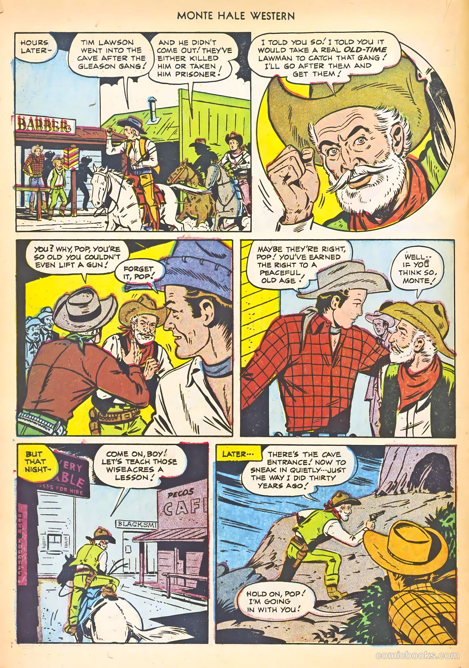 Monte Hale Western #65 — page 22 of 36