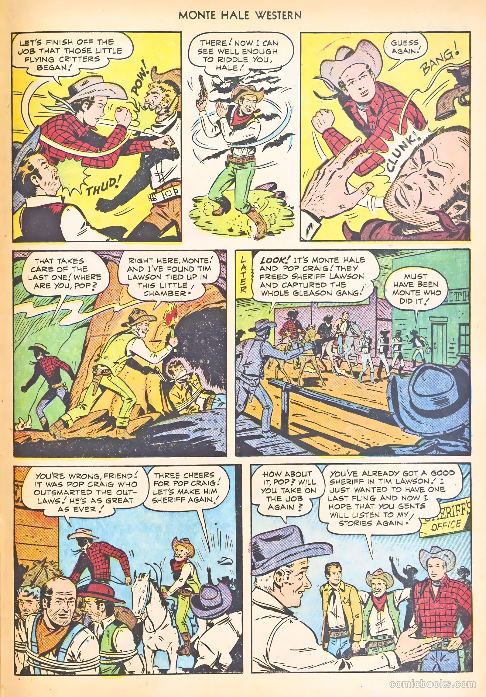Monte Hale Western #65 — page 25 of 36