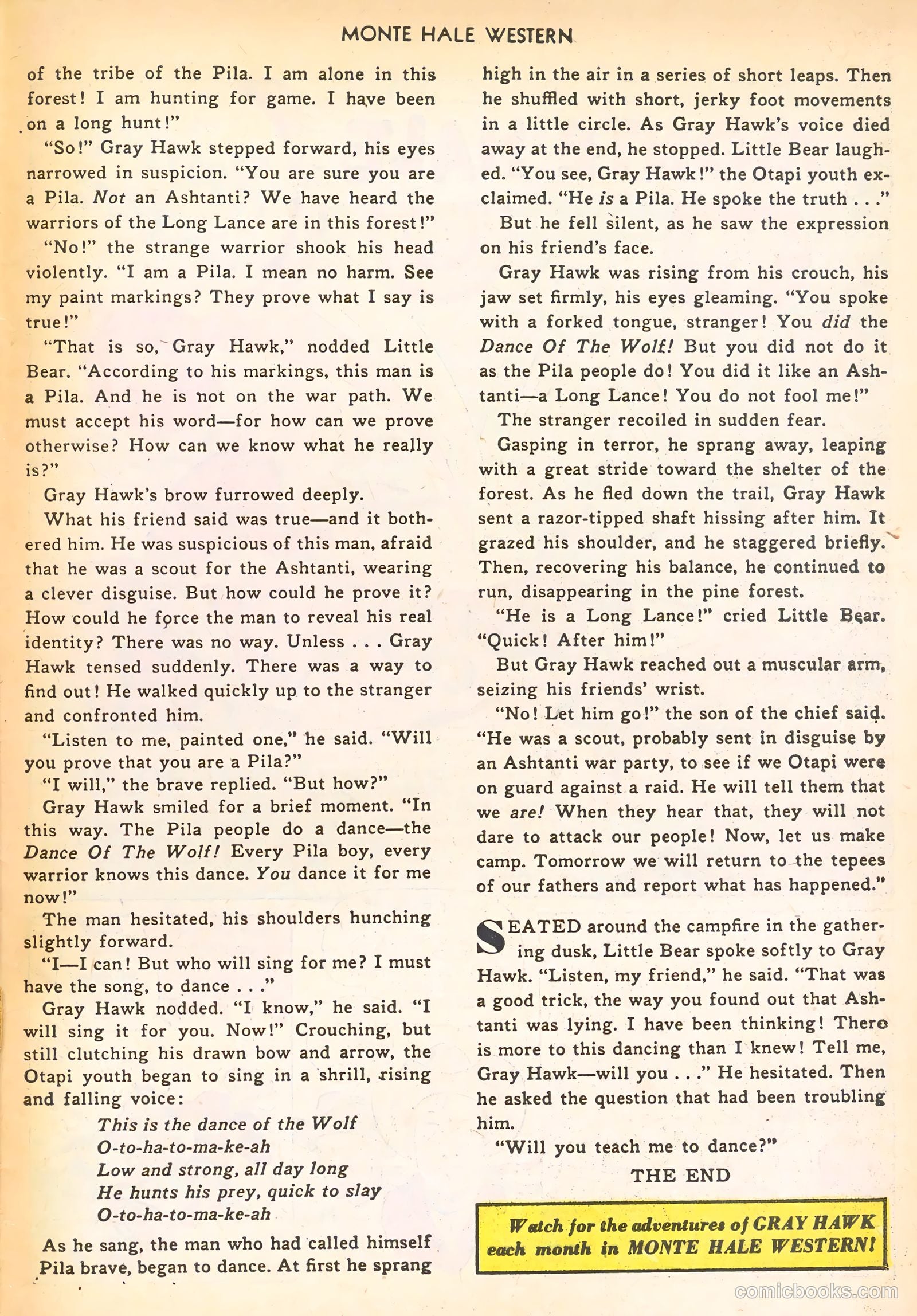 Monte Hale Western #65 — page 27 of 36