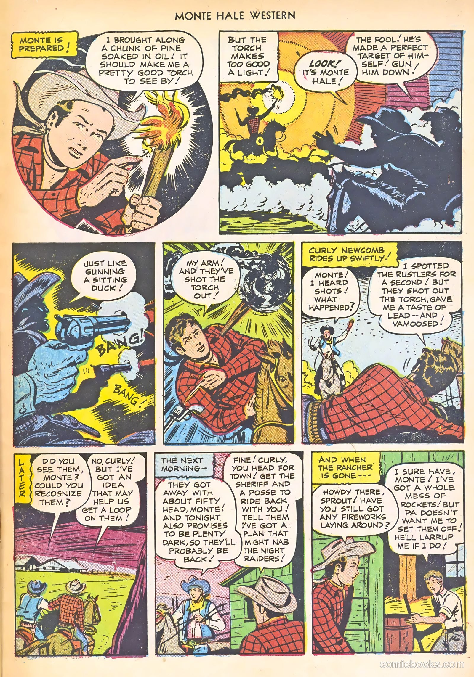 Monte Hale Western #65 — page 31 of 36