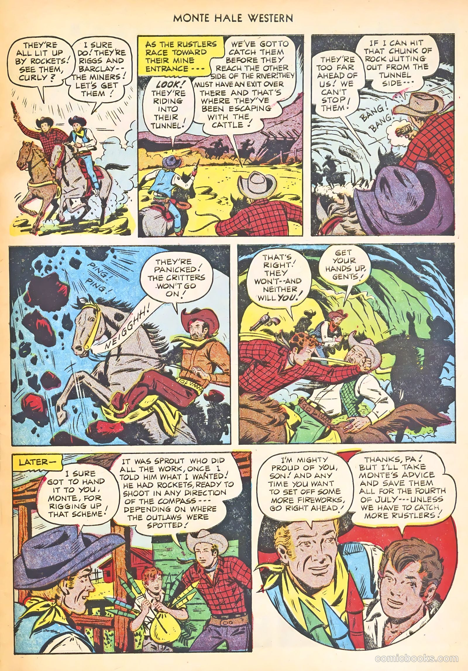 Monte Hale Western #65 — page 33 of 36