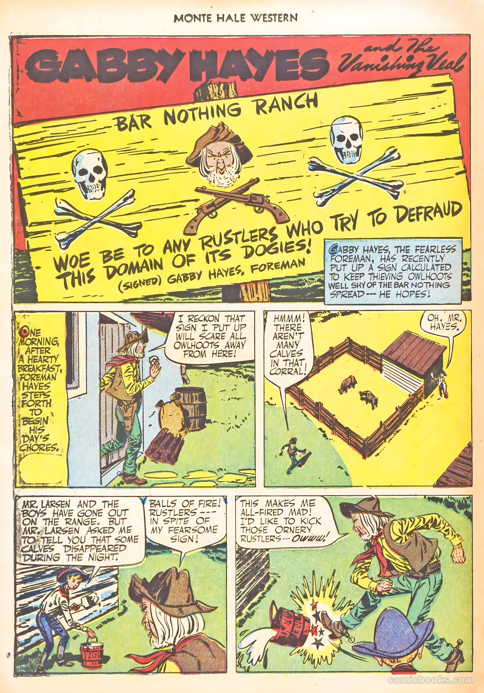 Monte Hale Western #66 — page 22 of 36