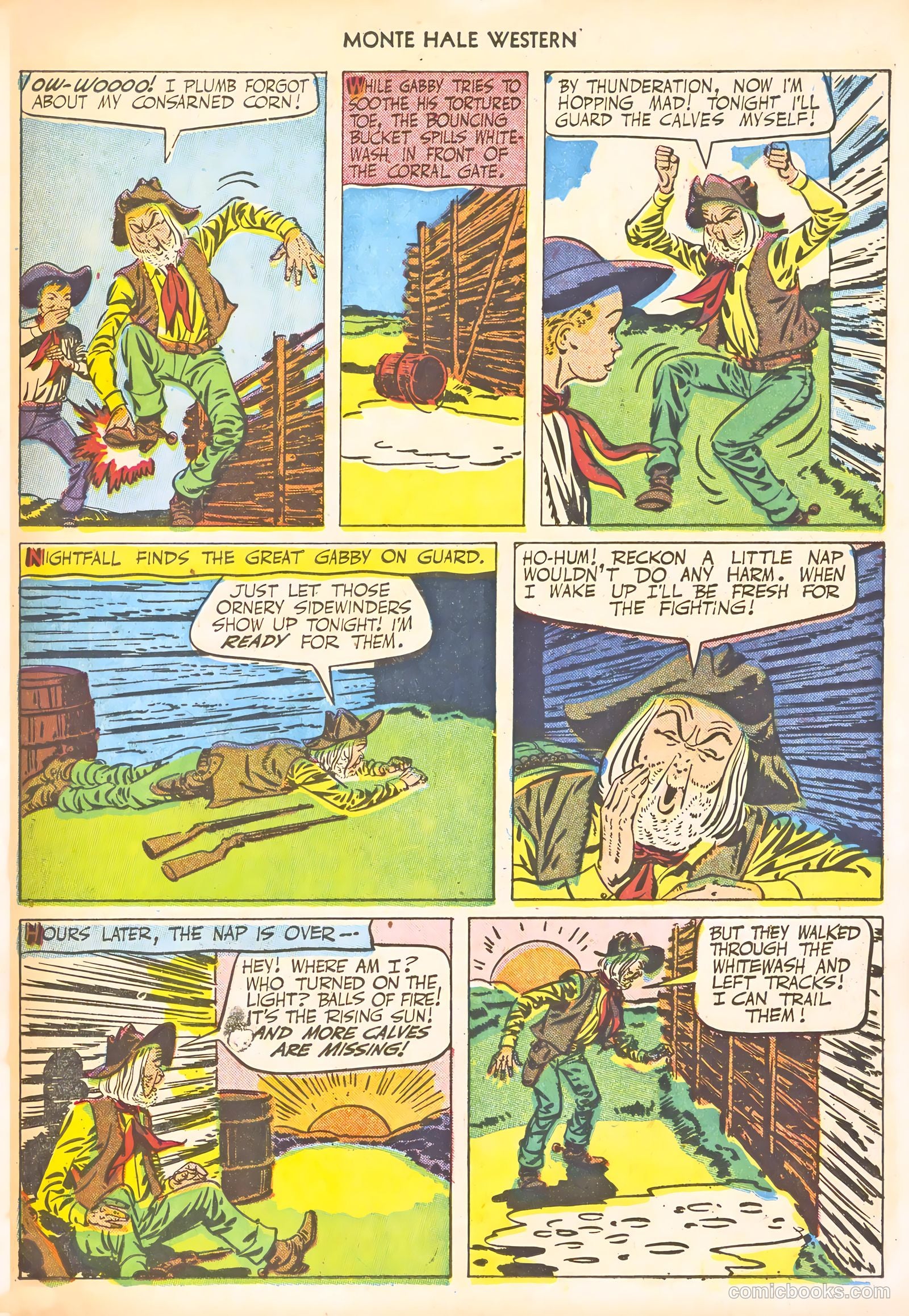 Monte Hale Western #66 — page 23 of 36