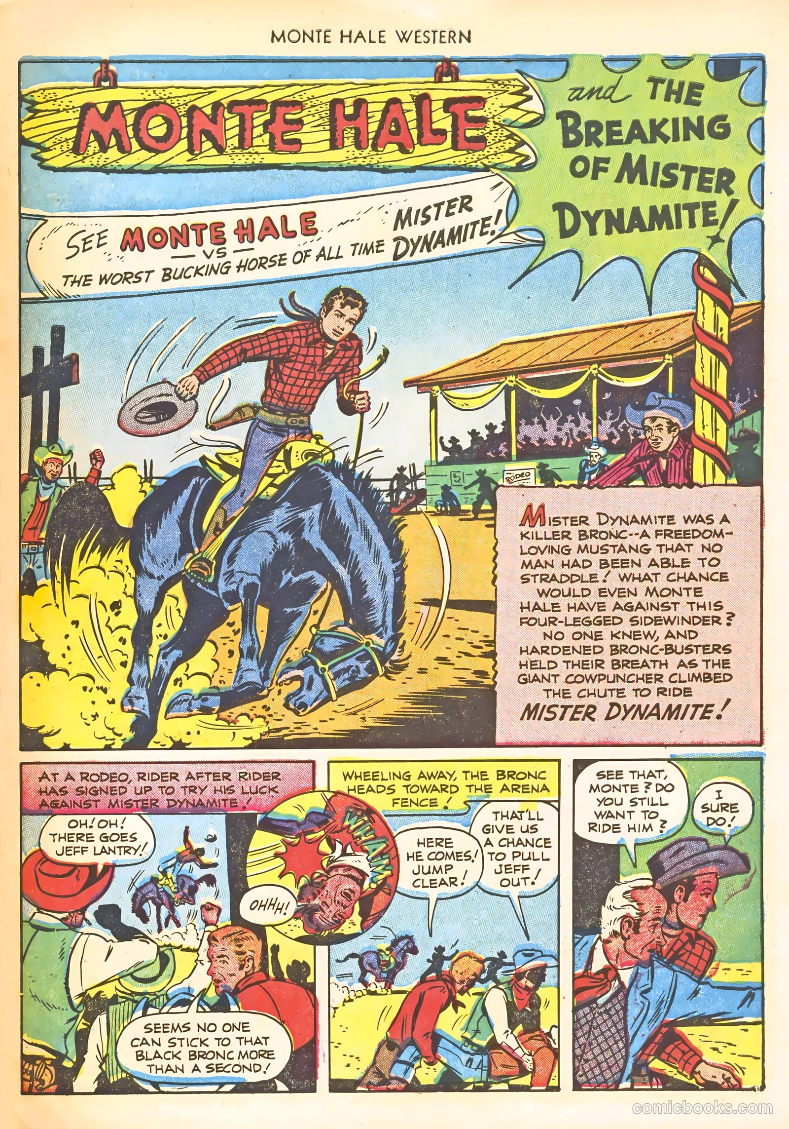 Monte Hale Western #66 — page 27 of 36