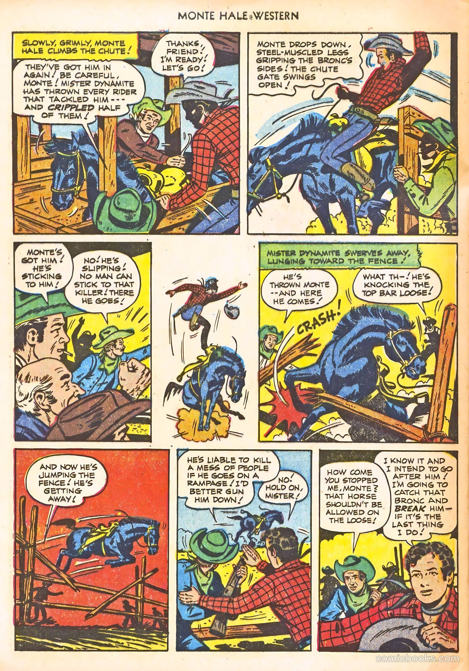 Monte Hale Western #66 — page 28 of 36