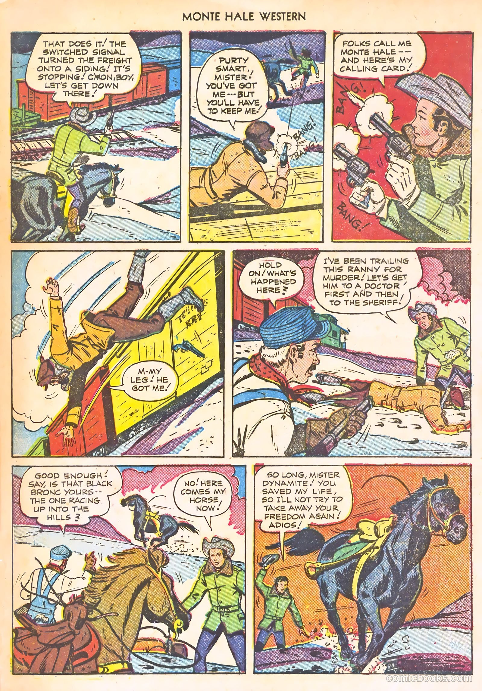 Monte Hale Western #66 — page 33 of 36