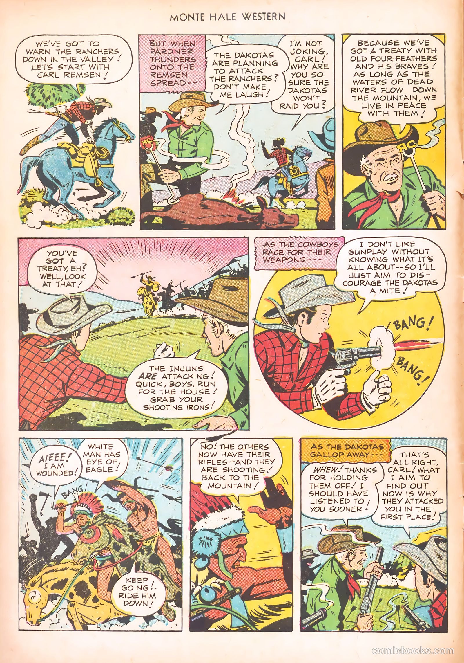 Monte Hale Western #67 — page 4 of 36
