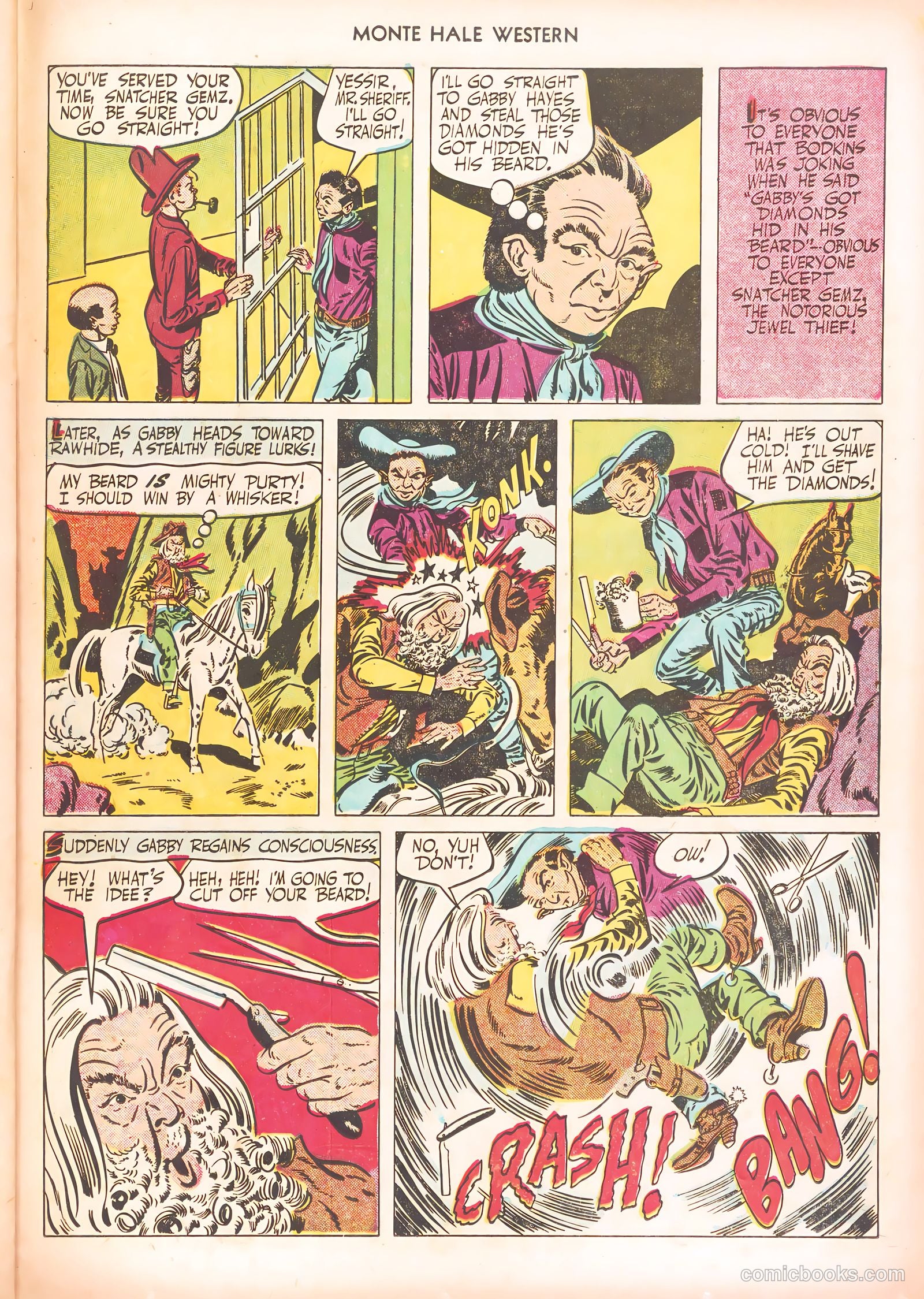 Monte Hale Western #67 — page 23 of 36