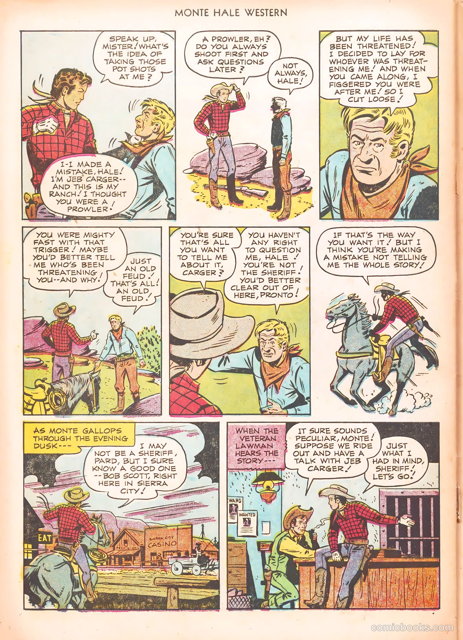 Monte Hale Western #67 — page 30 of 36