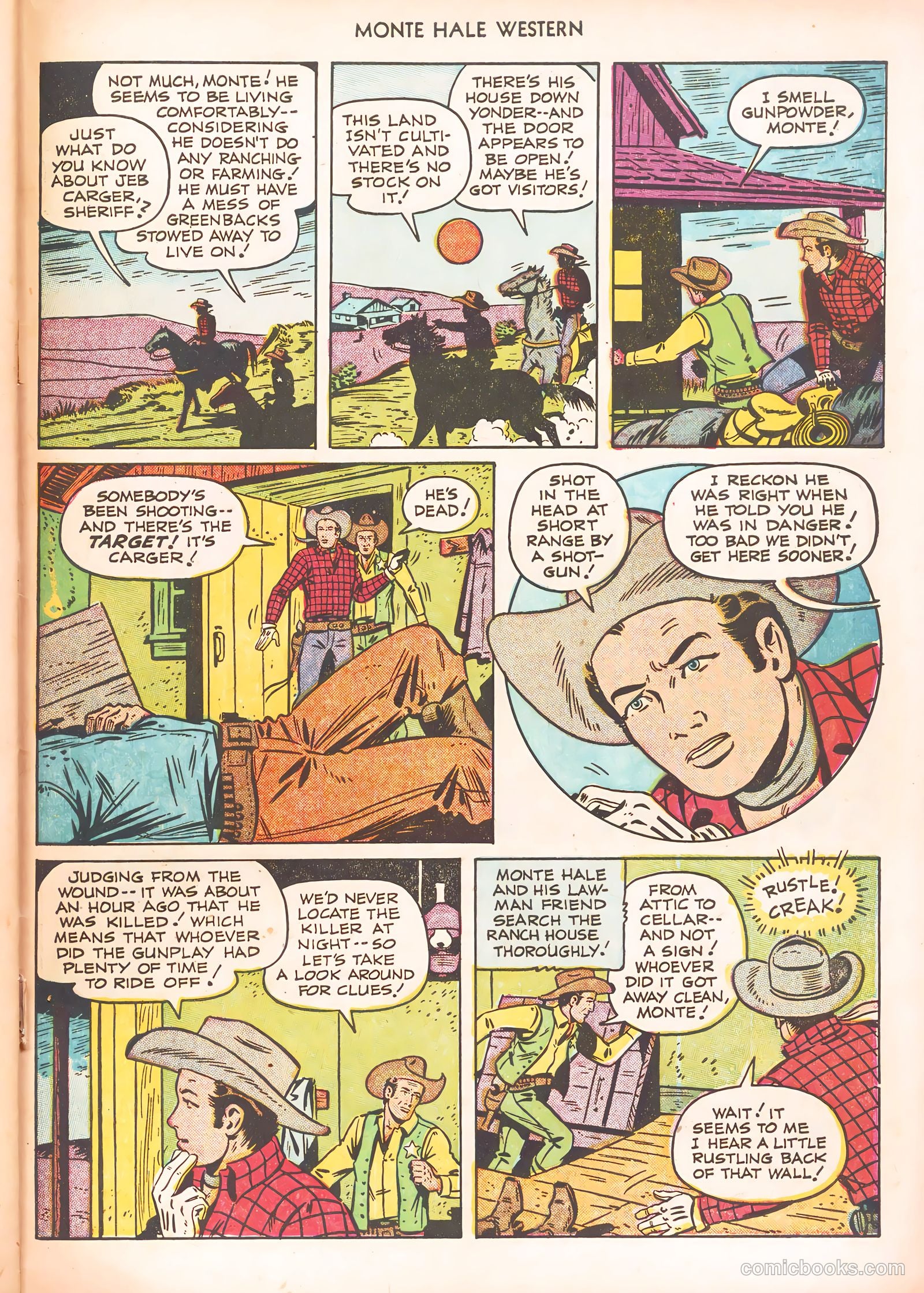 Monte Hale Western #67 — page 31 of 36