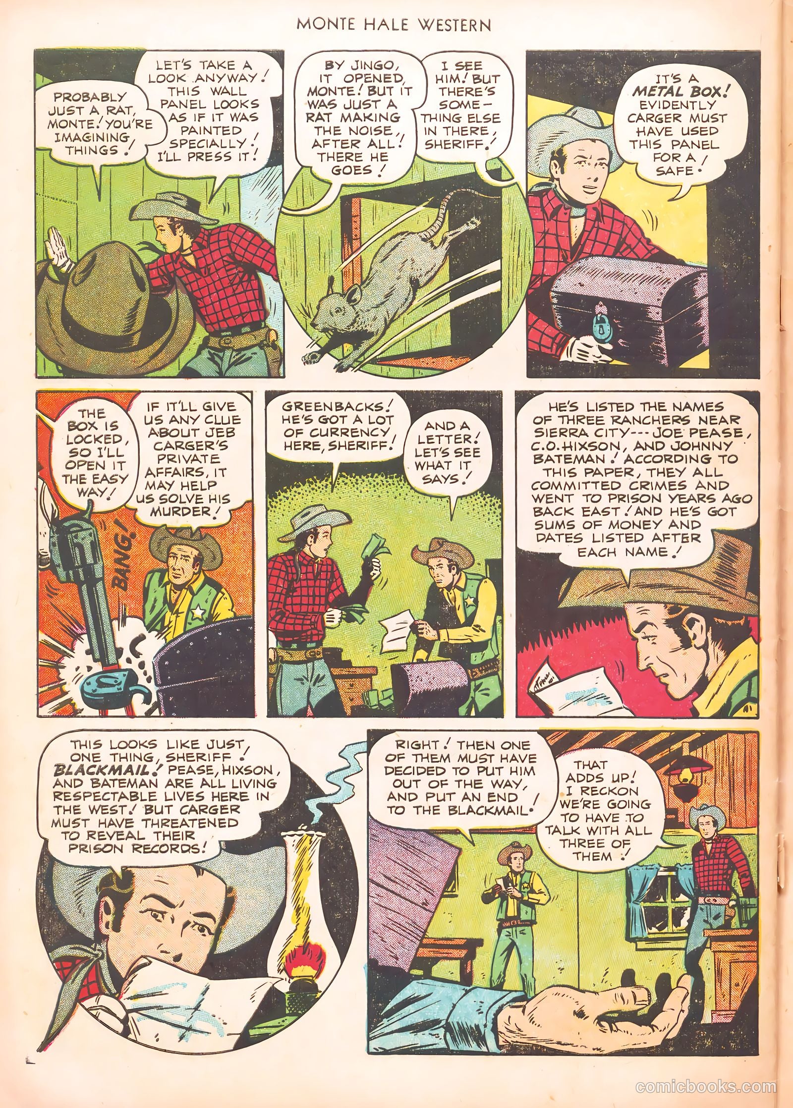 Monte Hale Western #67 — page 32 of 36