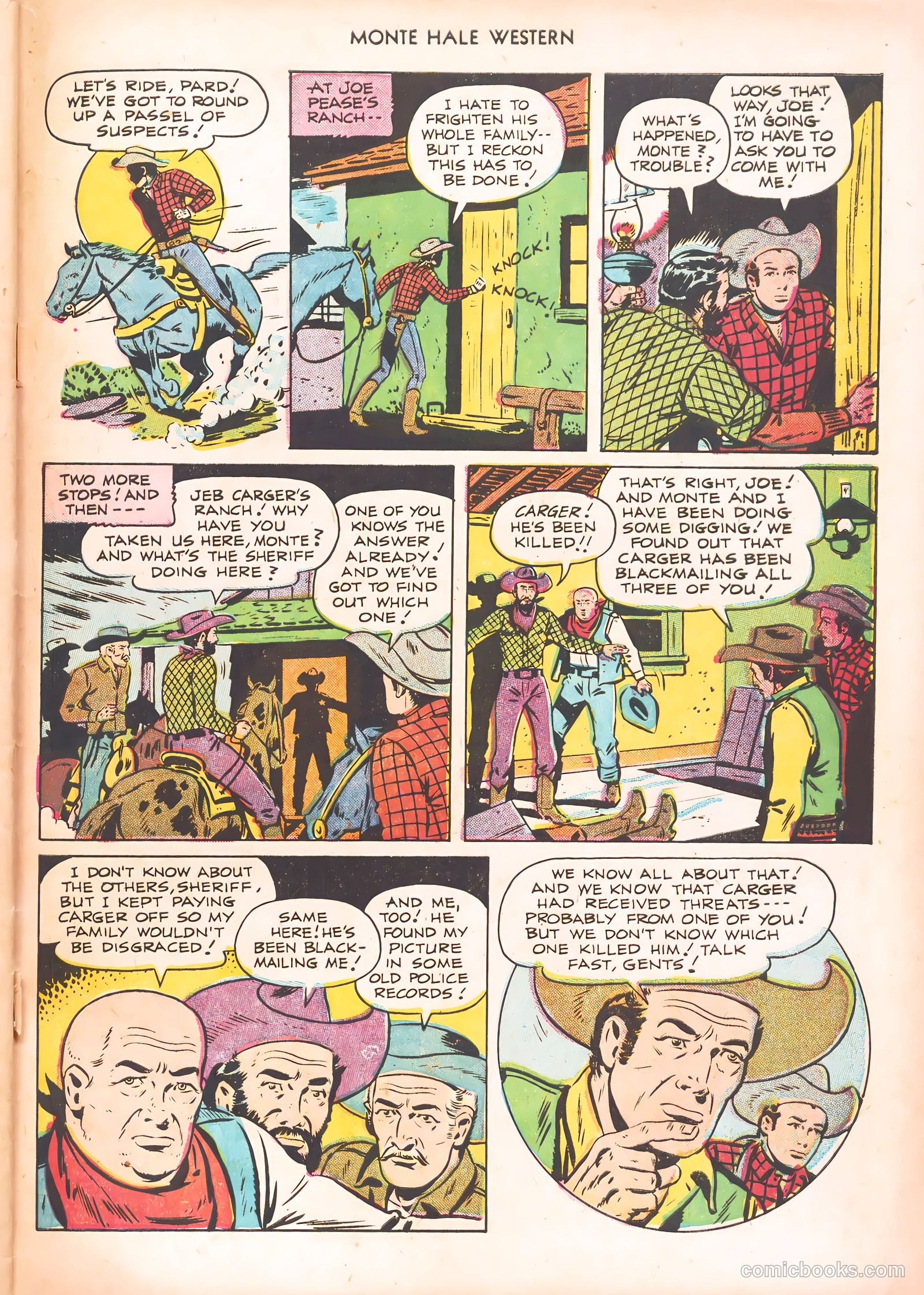 Monte Hale Western #67 — page 33 of 36