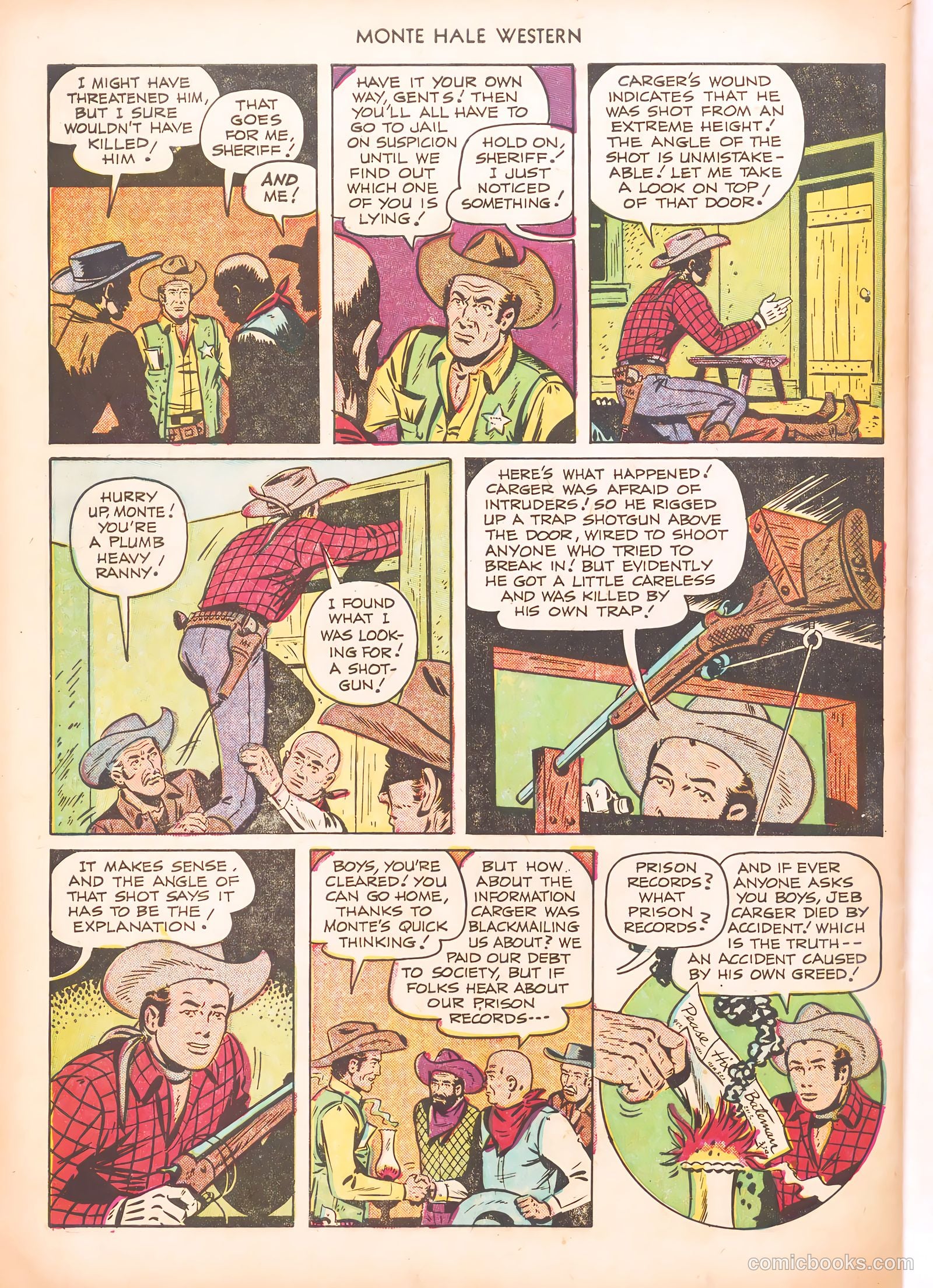 Monte Hale Western #67 — page 34 of 36