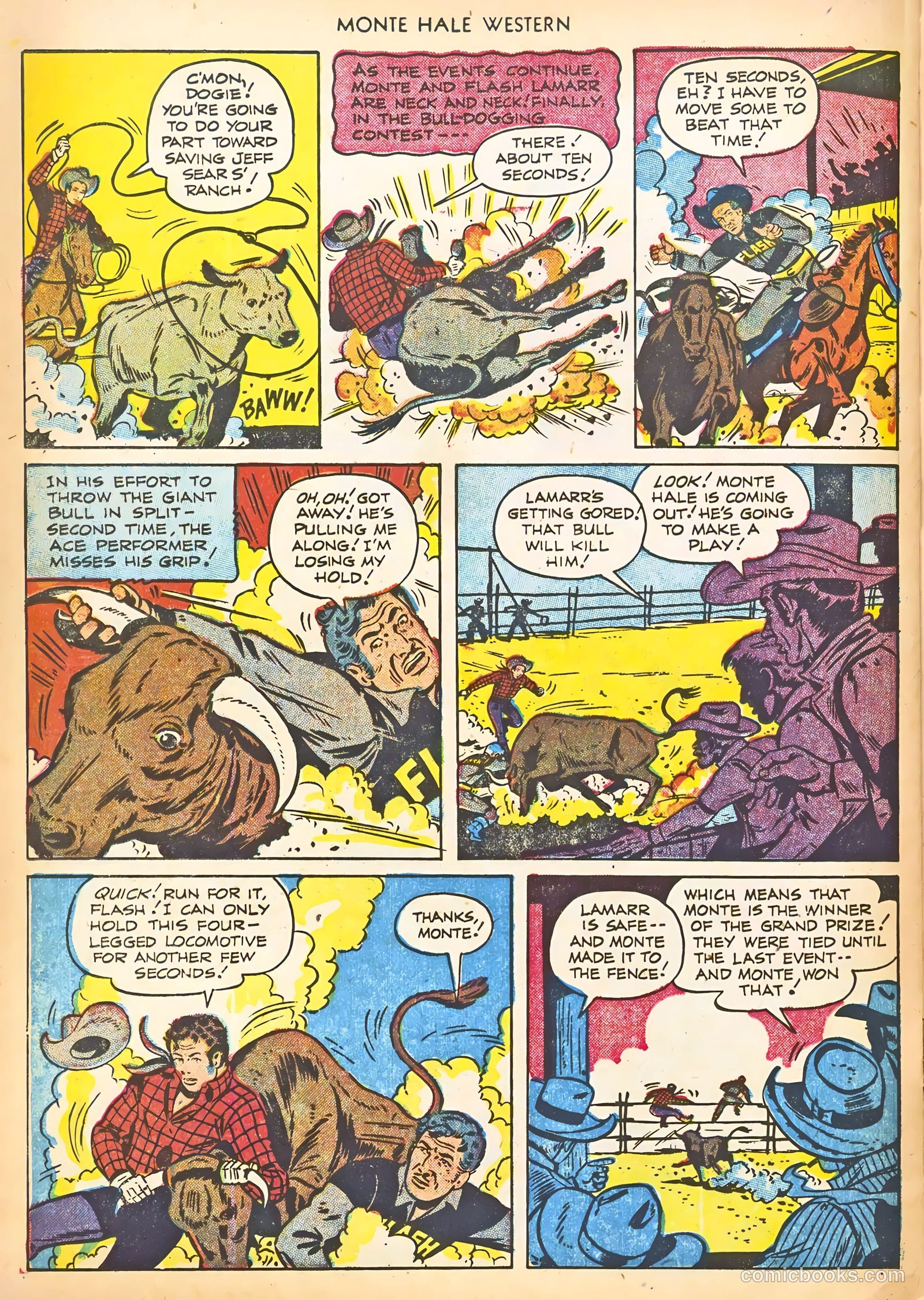 Monte Hale Western #68 — page 22 of 36