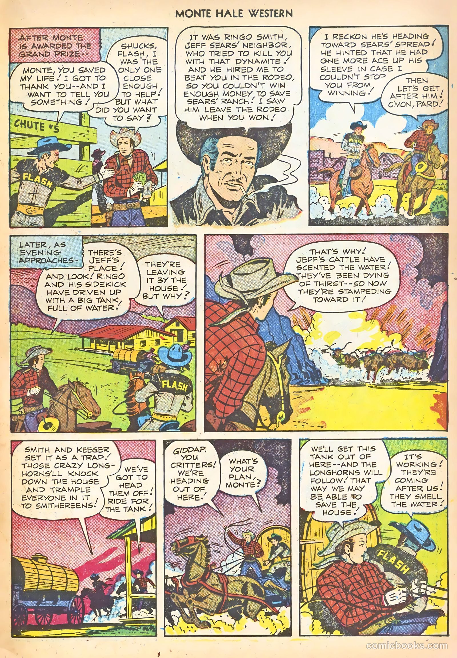 Monte Hale Western #68 — page 23 of 36