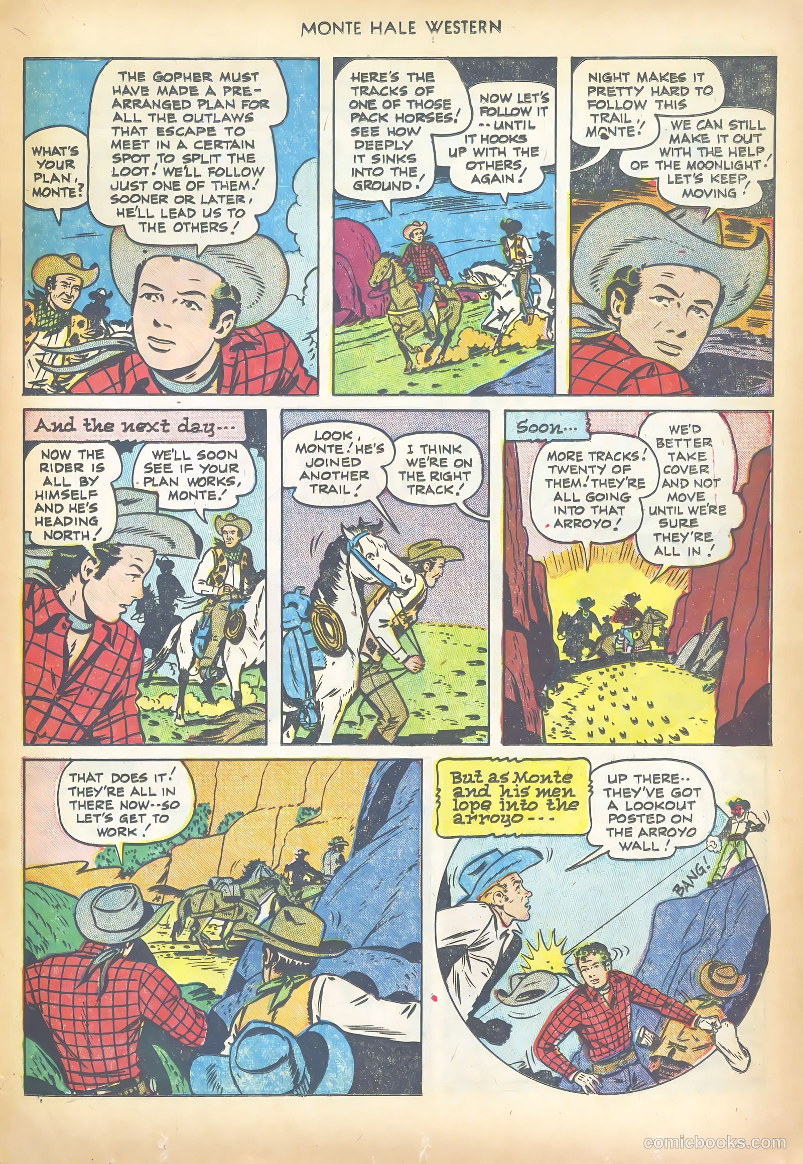 Monte Hale Western #69 — page 21 of 36