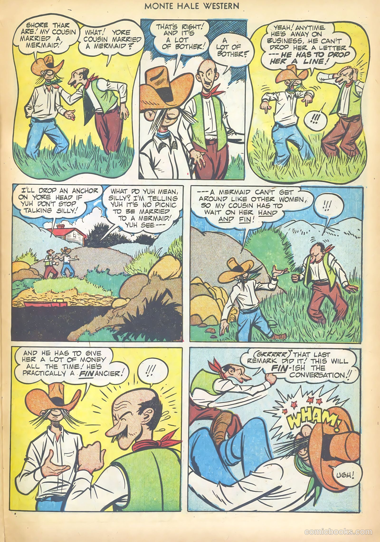 Monte Hale Western #69 — page 27 of 36