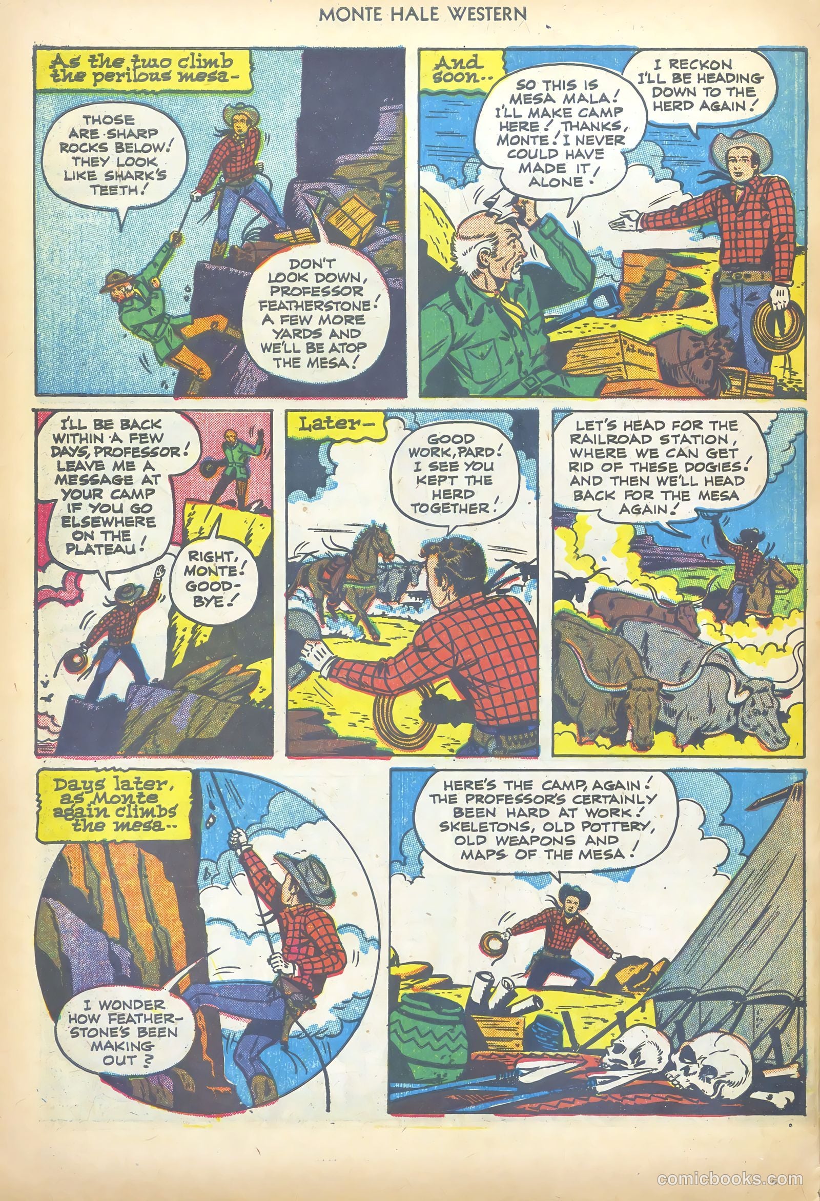 Monte Hale Western #69 — page 30 of 36