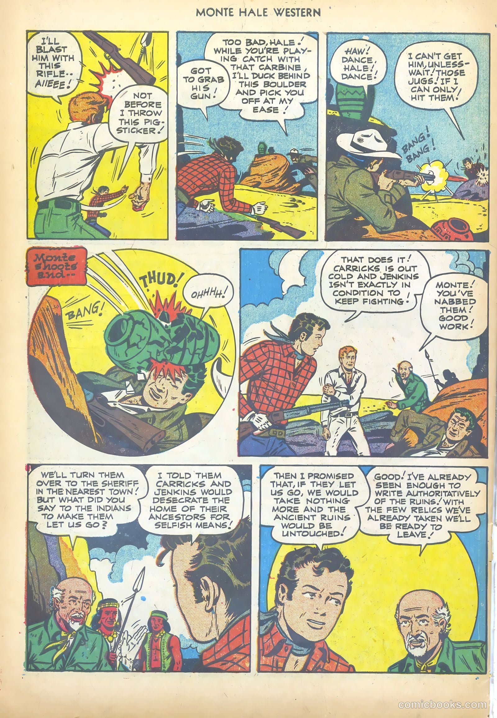 Monte Hale Western #69 — page 34 of 36
