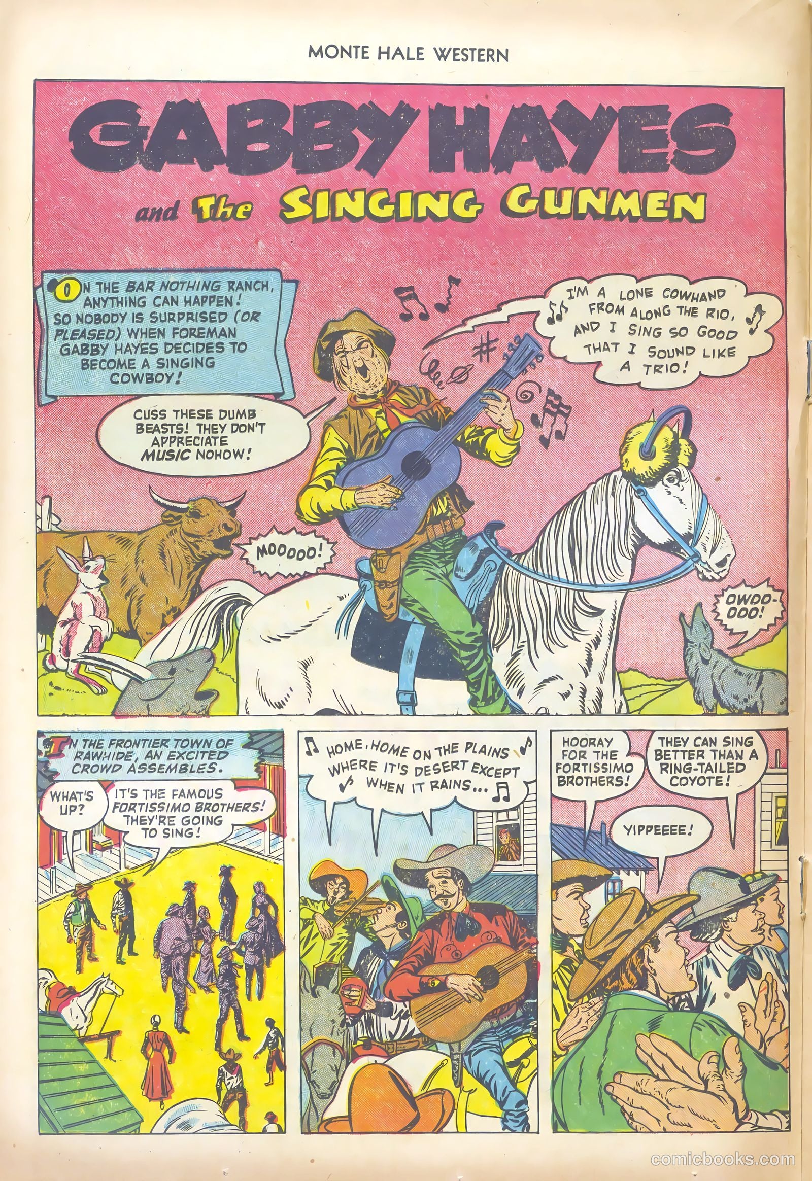 Monte Hale Western #70 — page 12 of 36