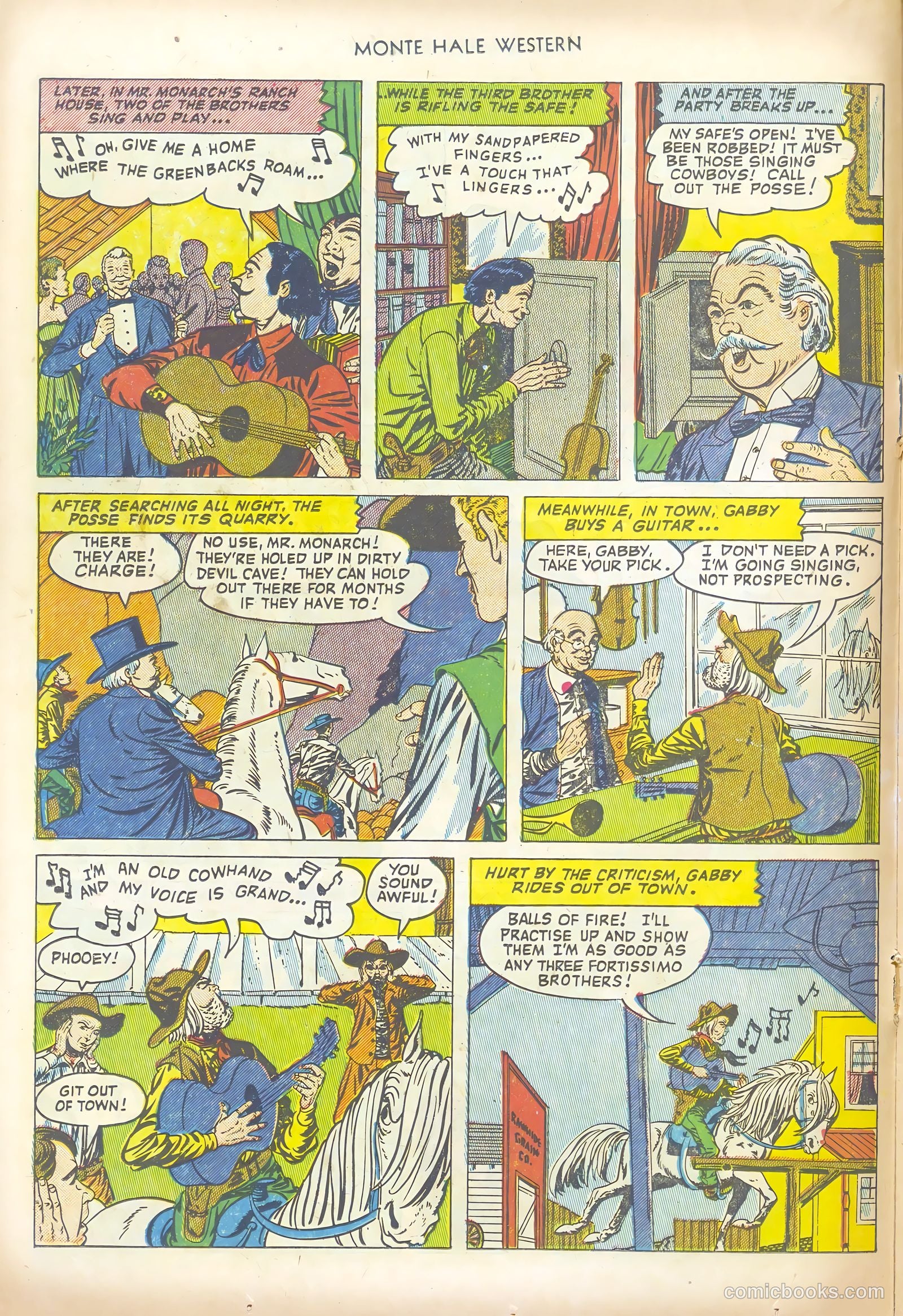 Monte Hale Western #70 — page 14 of 36