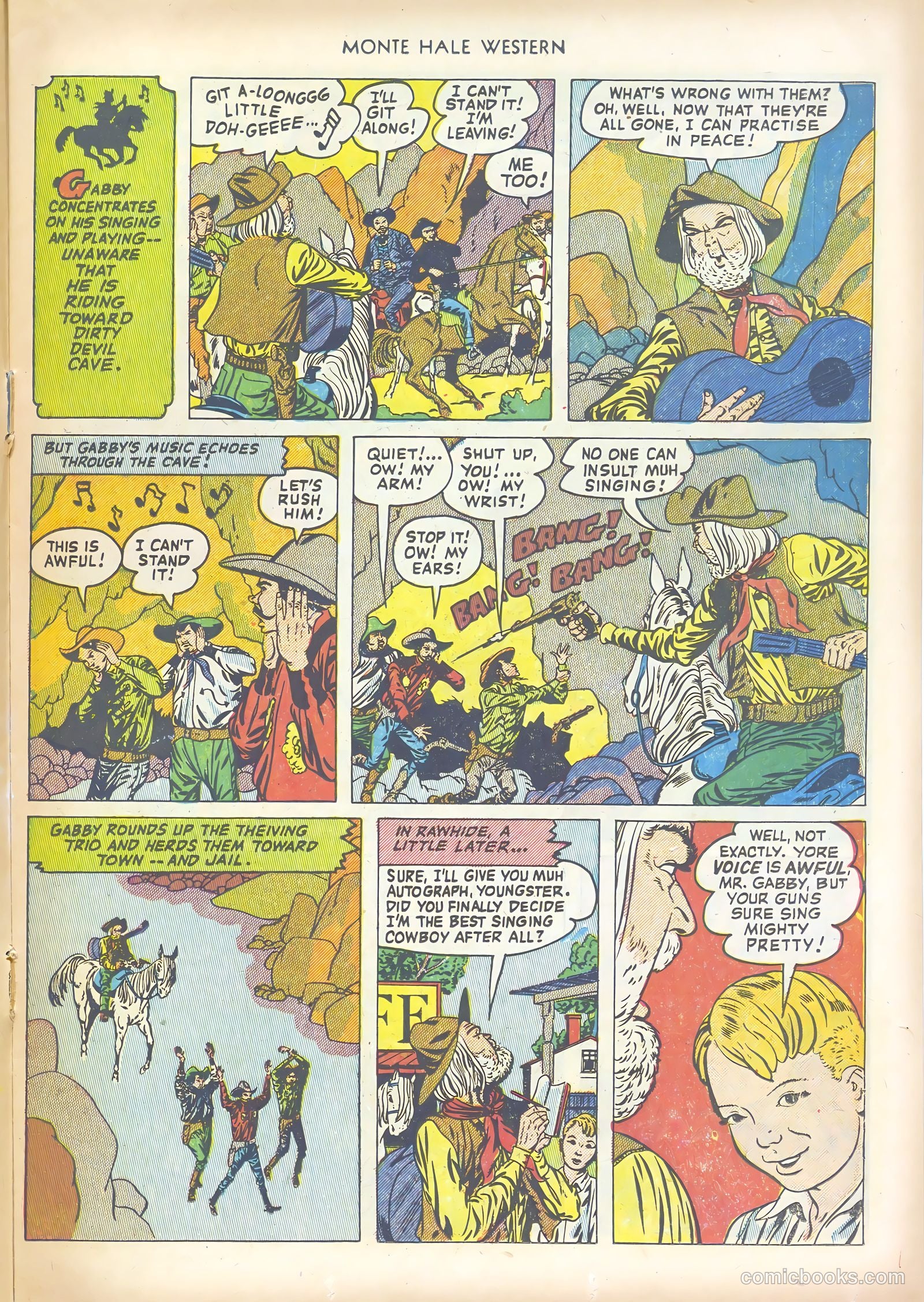 Monte Hale Western #70 — page 15 of 36