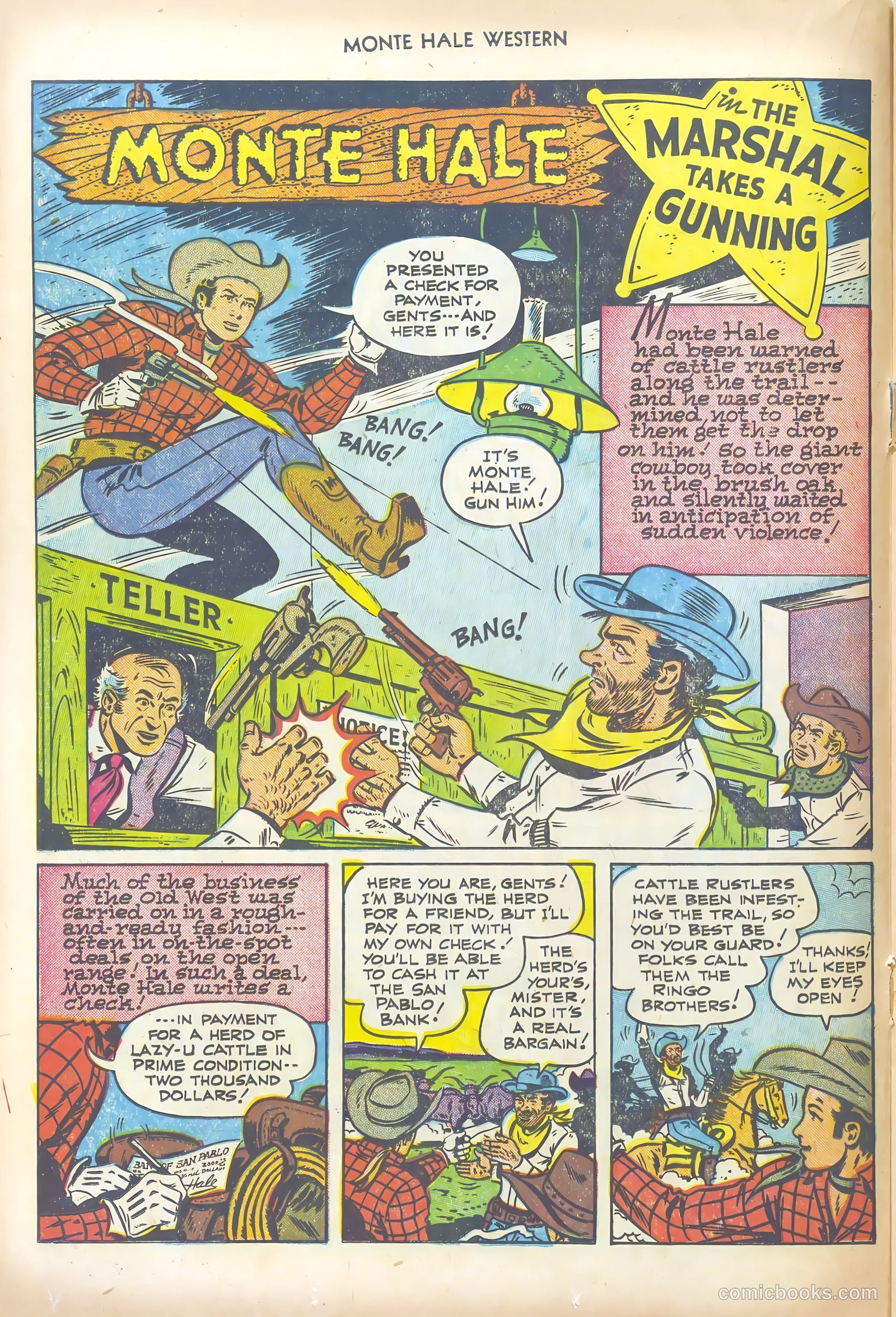 Monte Hale Western #70 — page 16 of 36