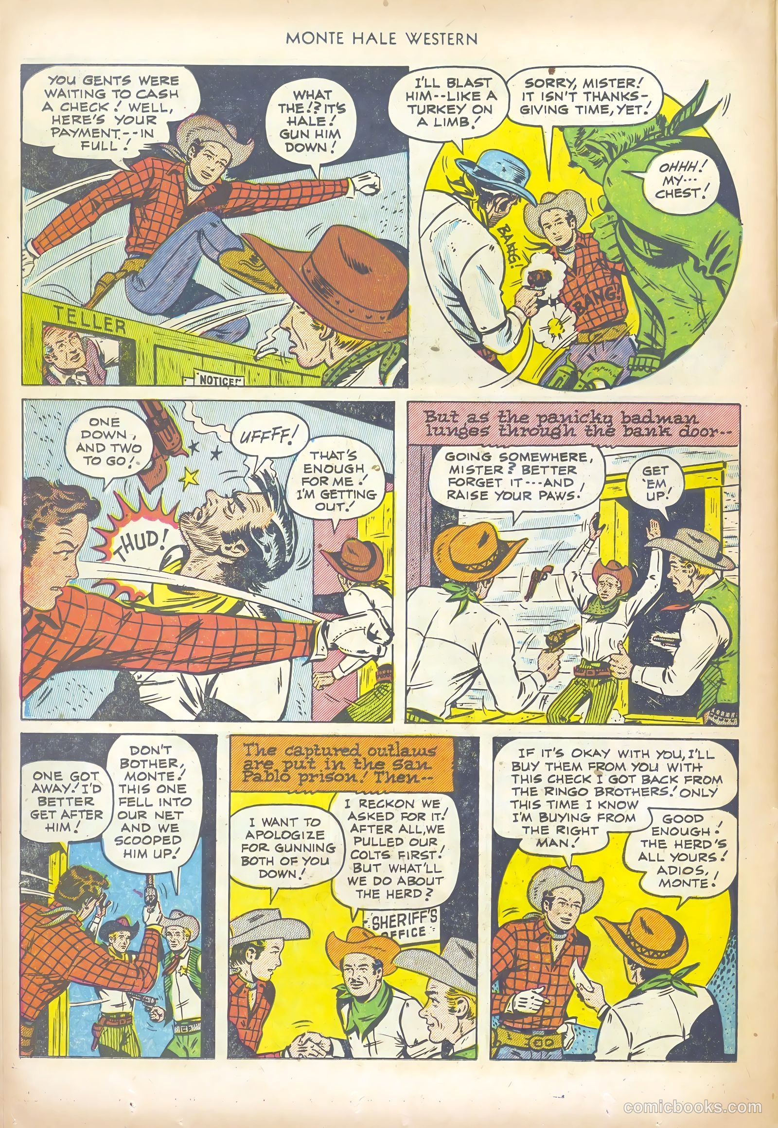 Monte Hale Western #70 — page 22 of 36