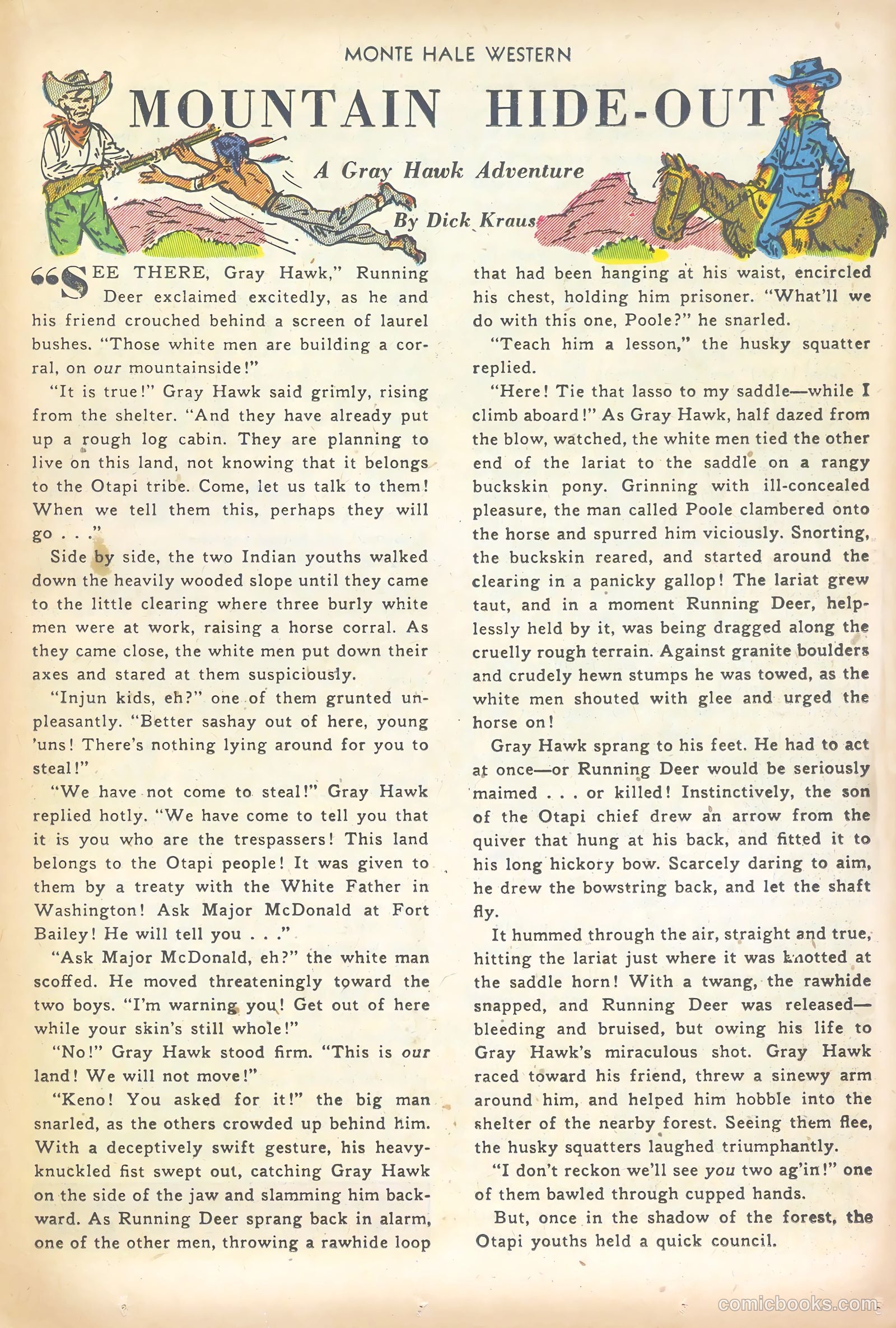 Monte Hale Western #70 — page 23 of 36