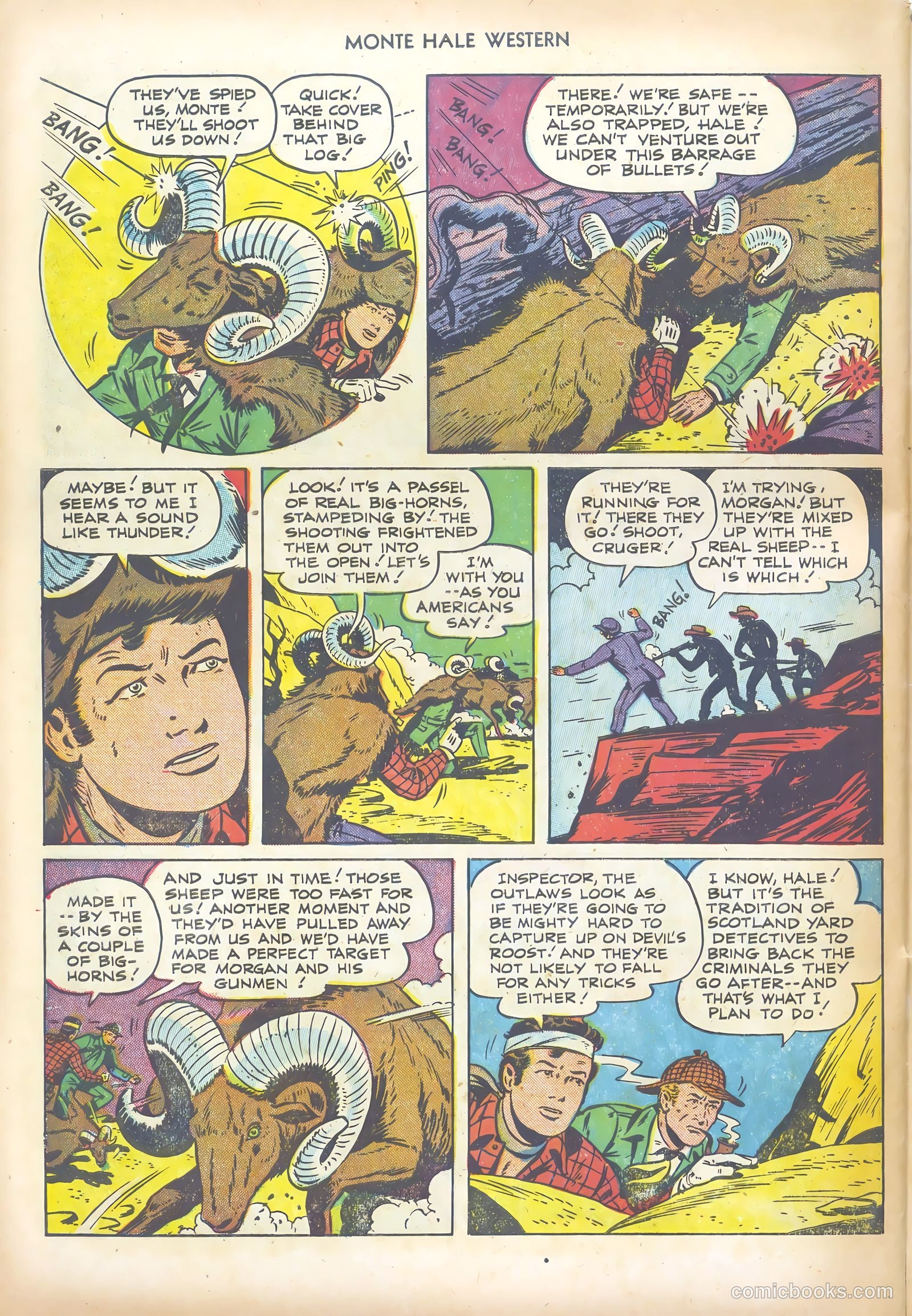 Monte Hale Western #70 — page 32 of 36