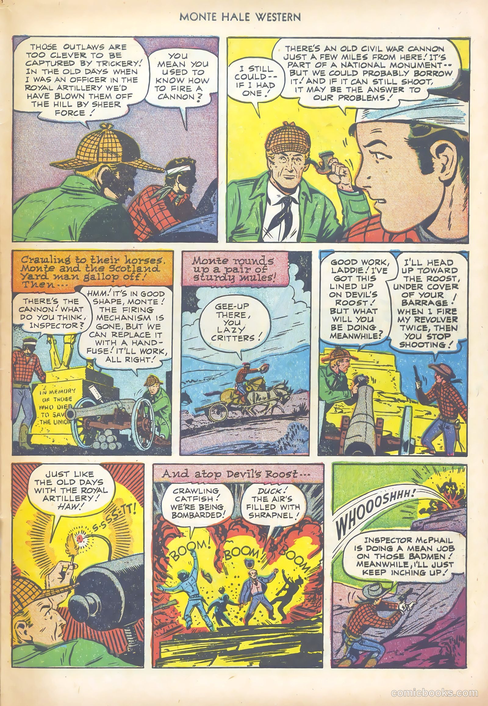 Monte Hale Western #70 — page 33 of 36