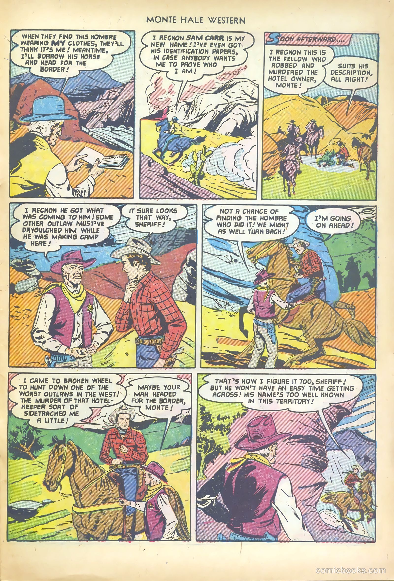Monte Hale Western #71 — page 31 of 36