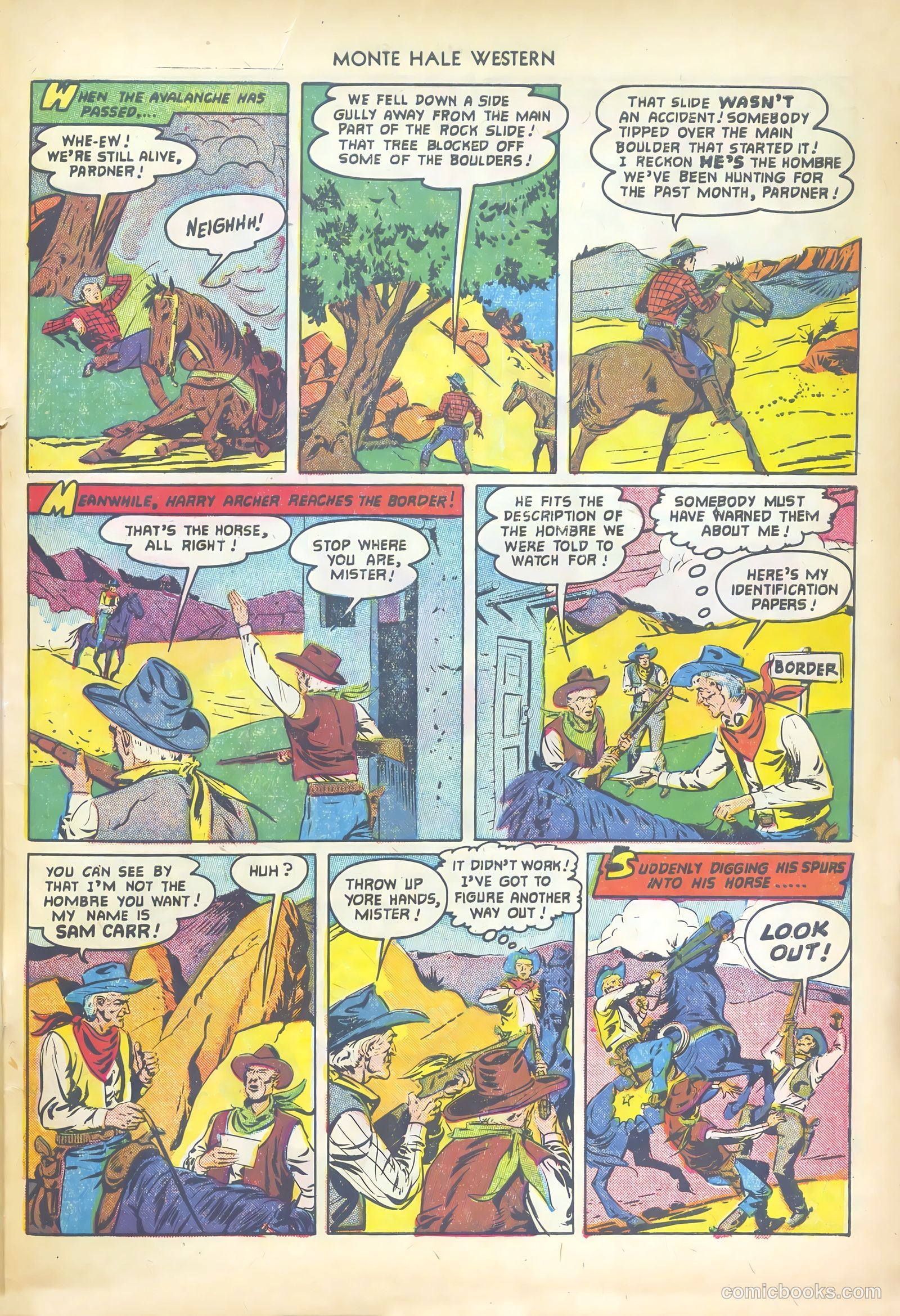 Monte Hale Western #71 — page 33 of 36