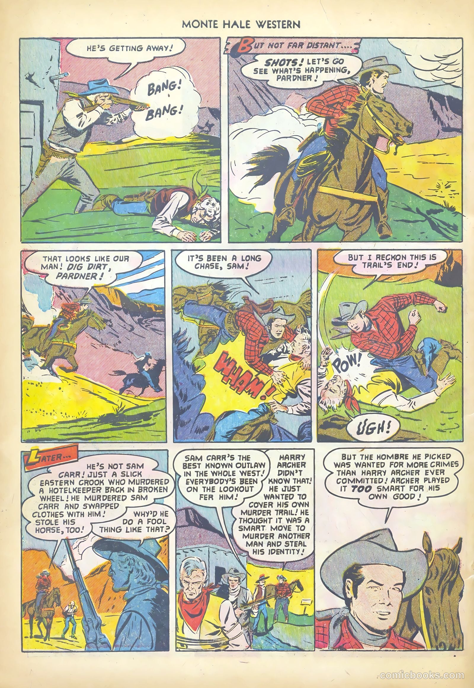 Monte Hale Western #71 — page 34 of 36