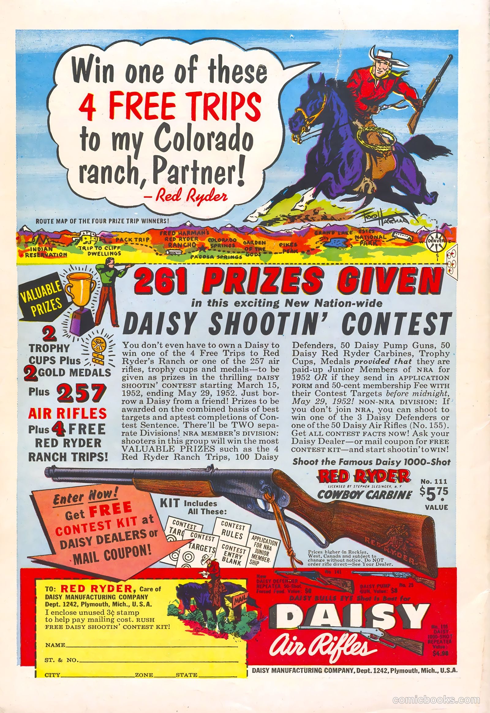 Monte Hale Western #71 — page 36 of 36