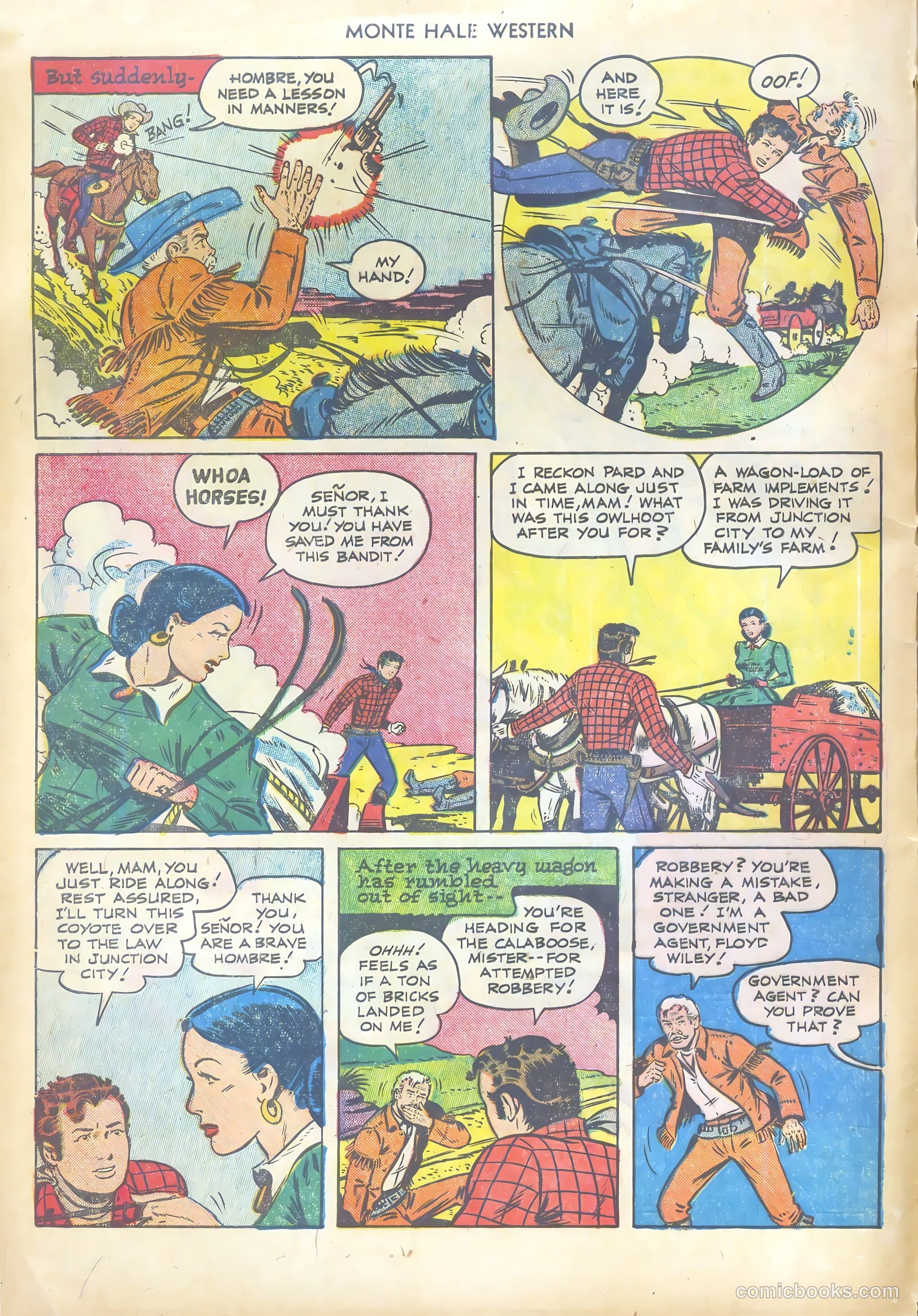 Monte Hale Western #72 — page 4 of 36