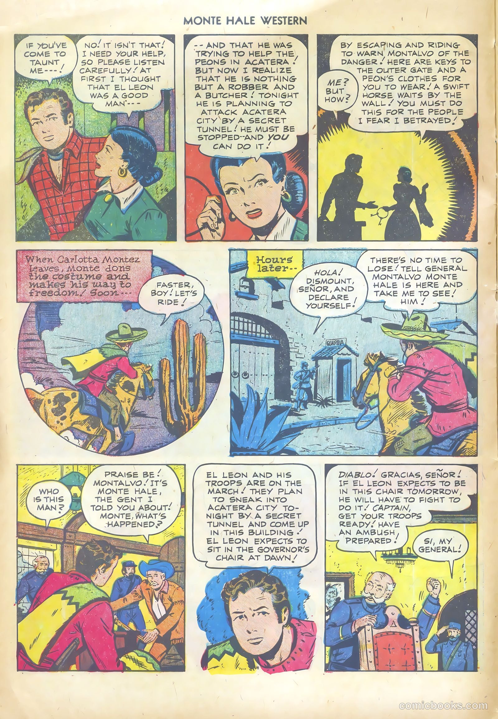 Monte Hale Western #72 — page 8 of 36