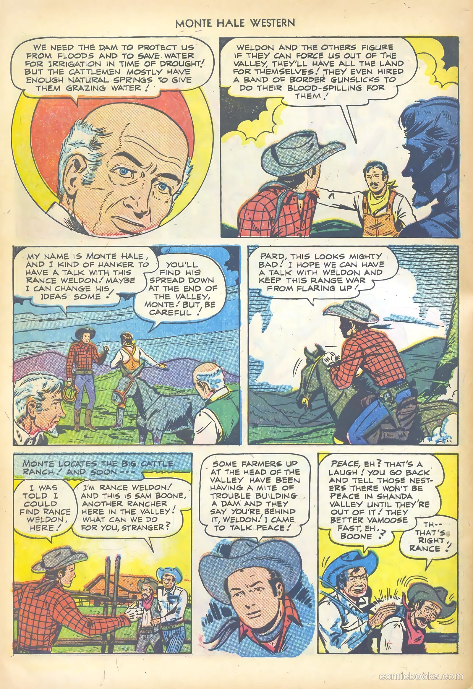 Monte Hale Western #72 — page 30 of 36