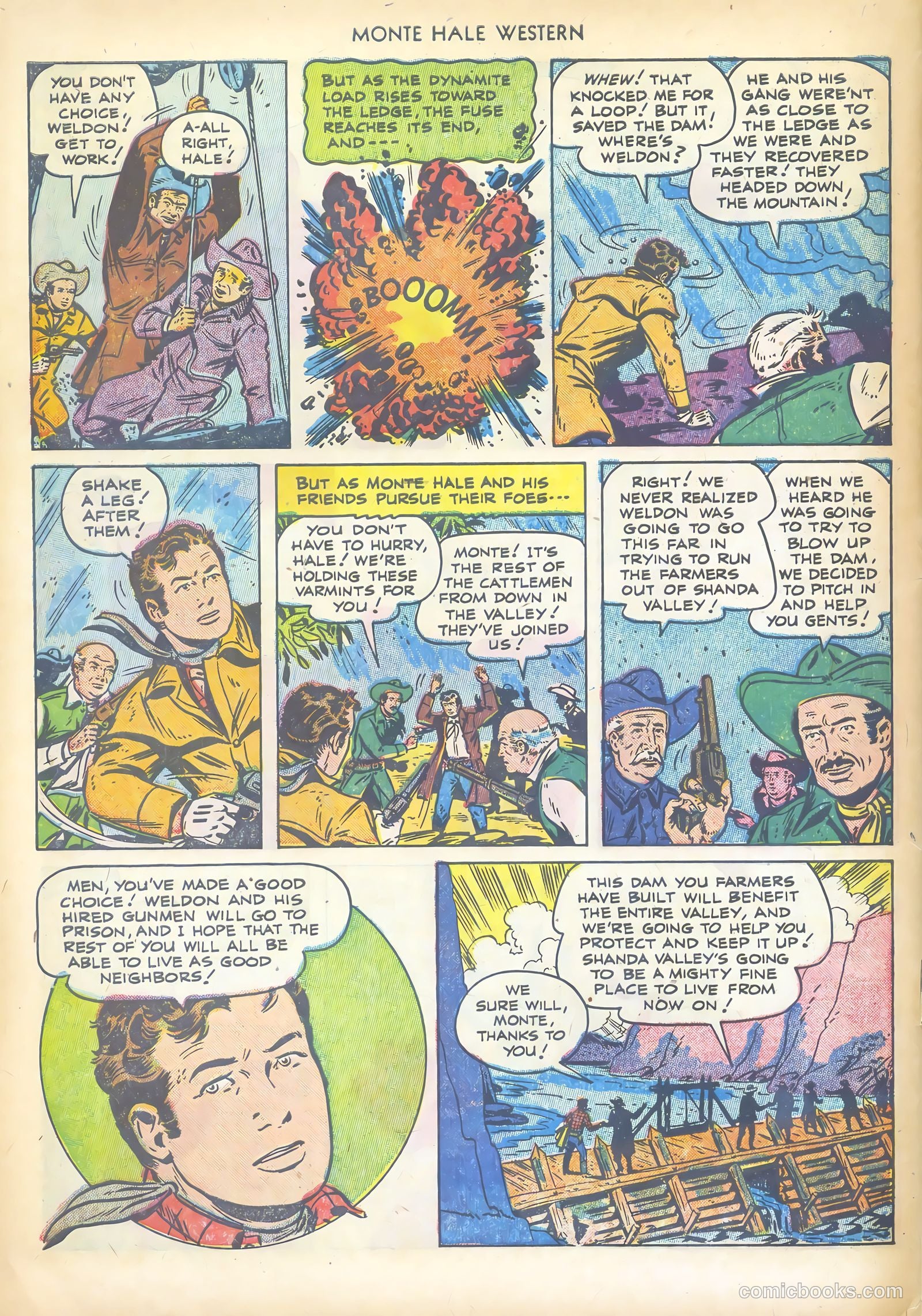 Monte Hale Western #72 — page 34 of 36