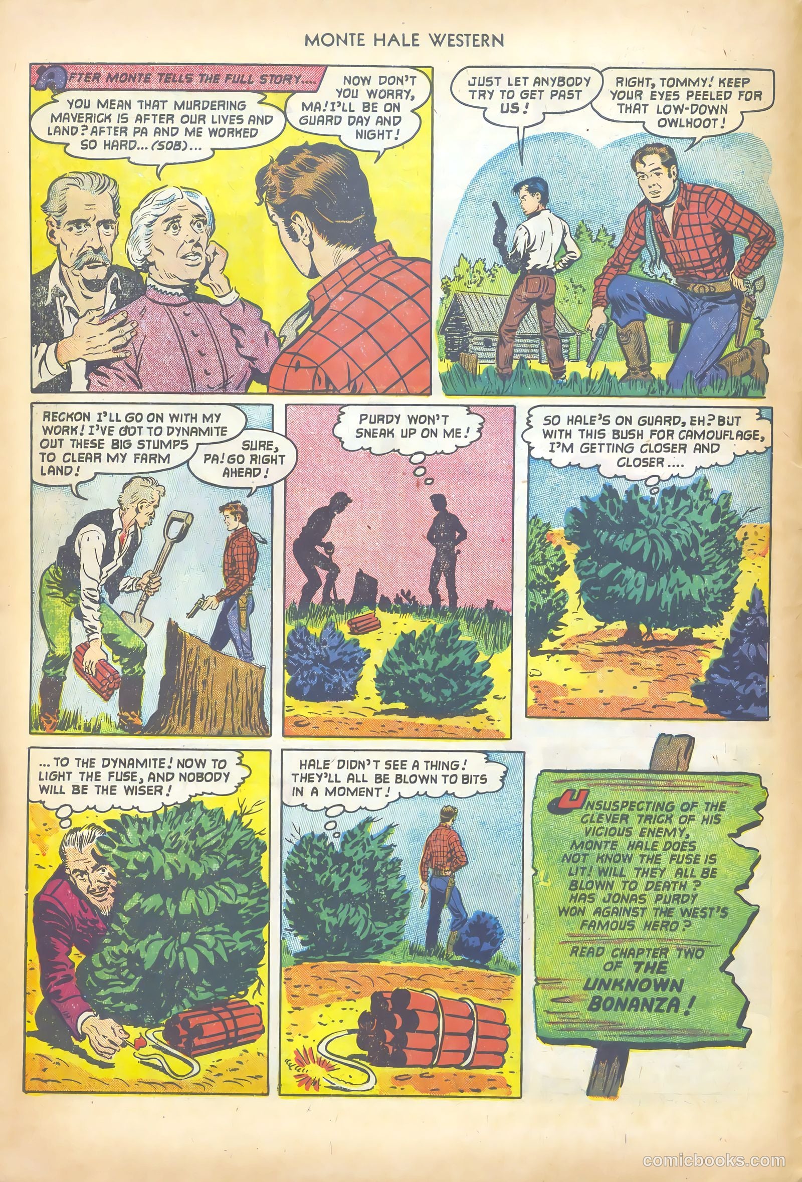 Monte Hale Western #73 — page 8 of 36