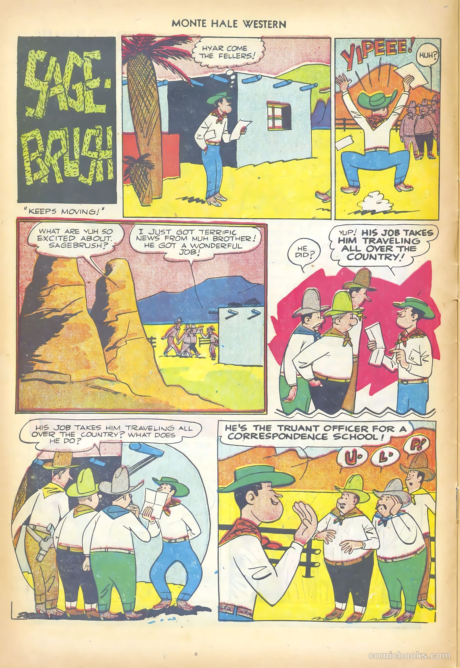 Monte Hale Western #73 — page 10 of 36