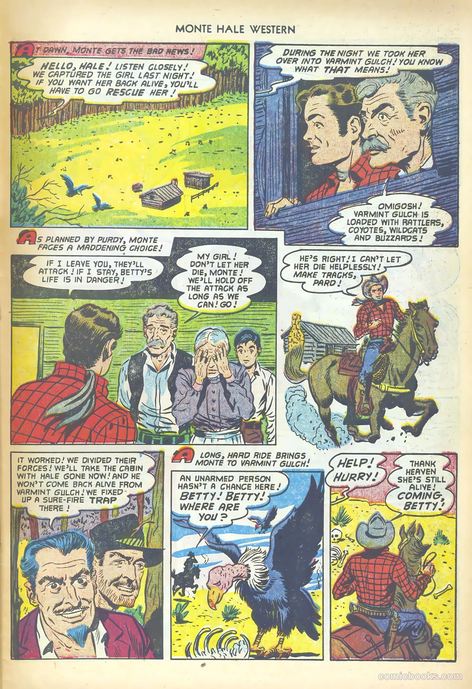 Monte Hale Western #73 — page 31 of 36