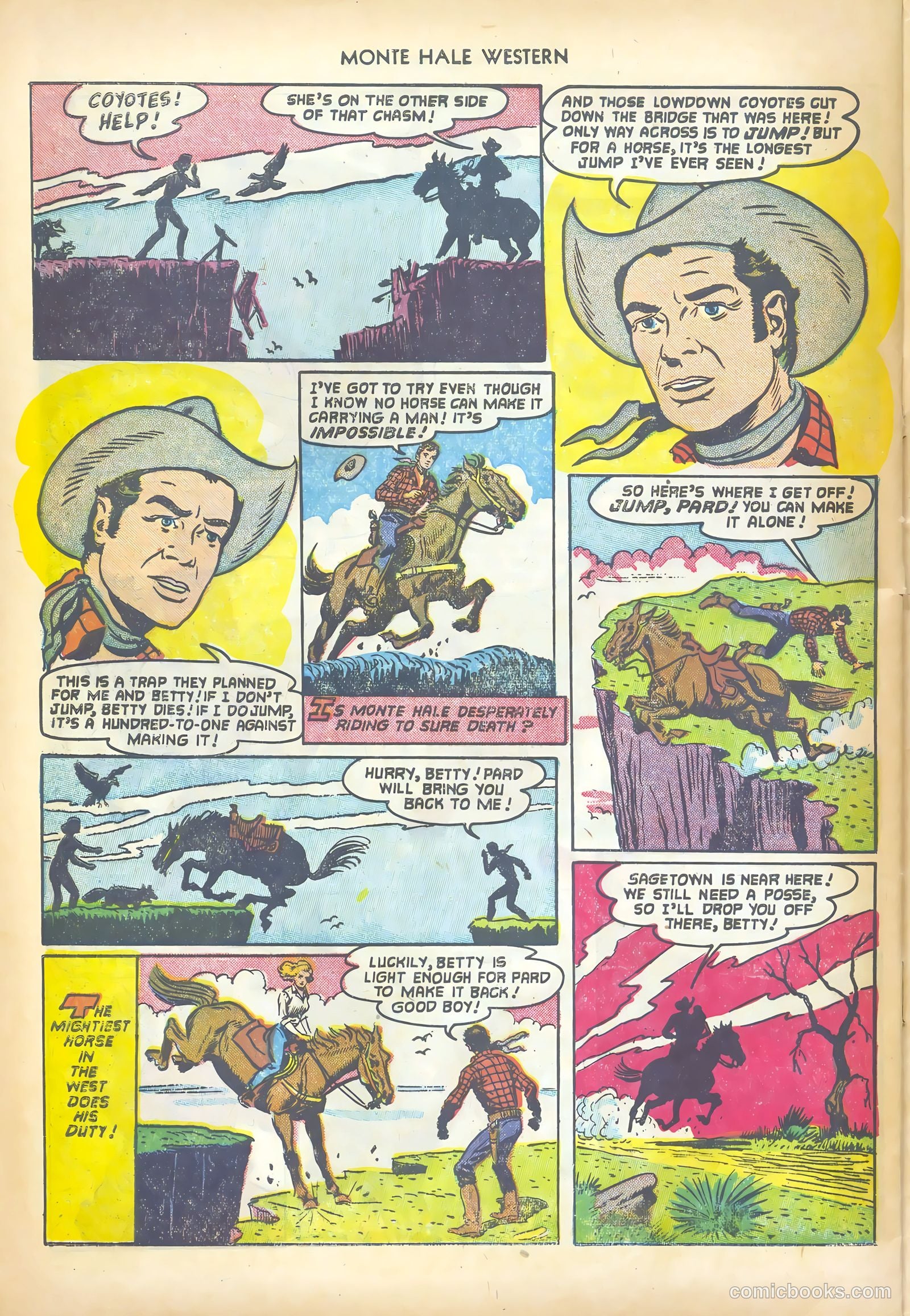 Monte Hale Western #73 — page 32 of 36