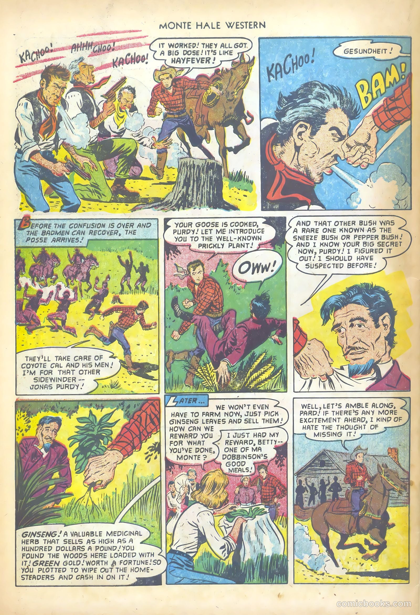 Monte Hale Western #73 — page 34 of 36