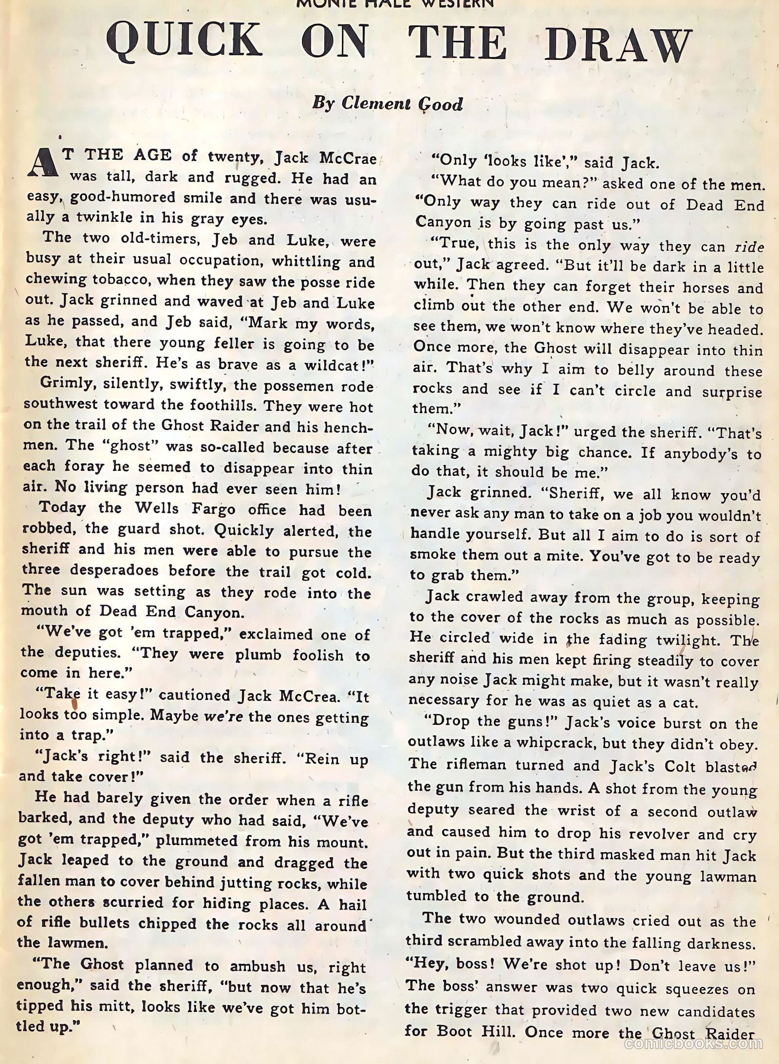 Monte Hale Western #74 — page 10 of 33