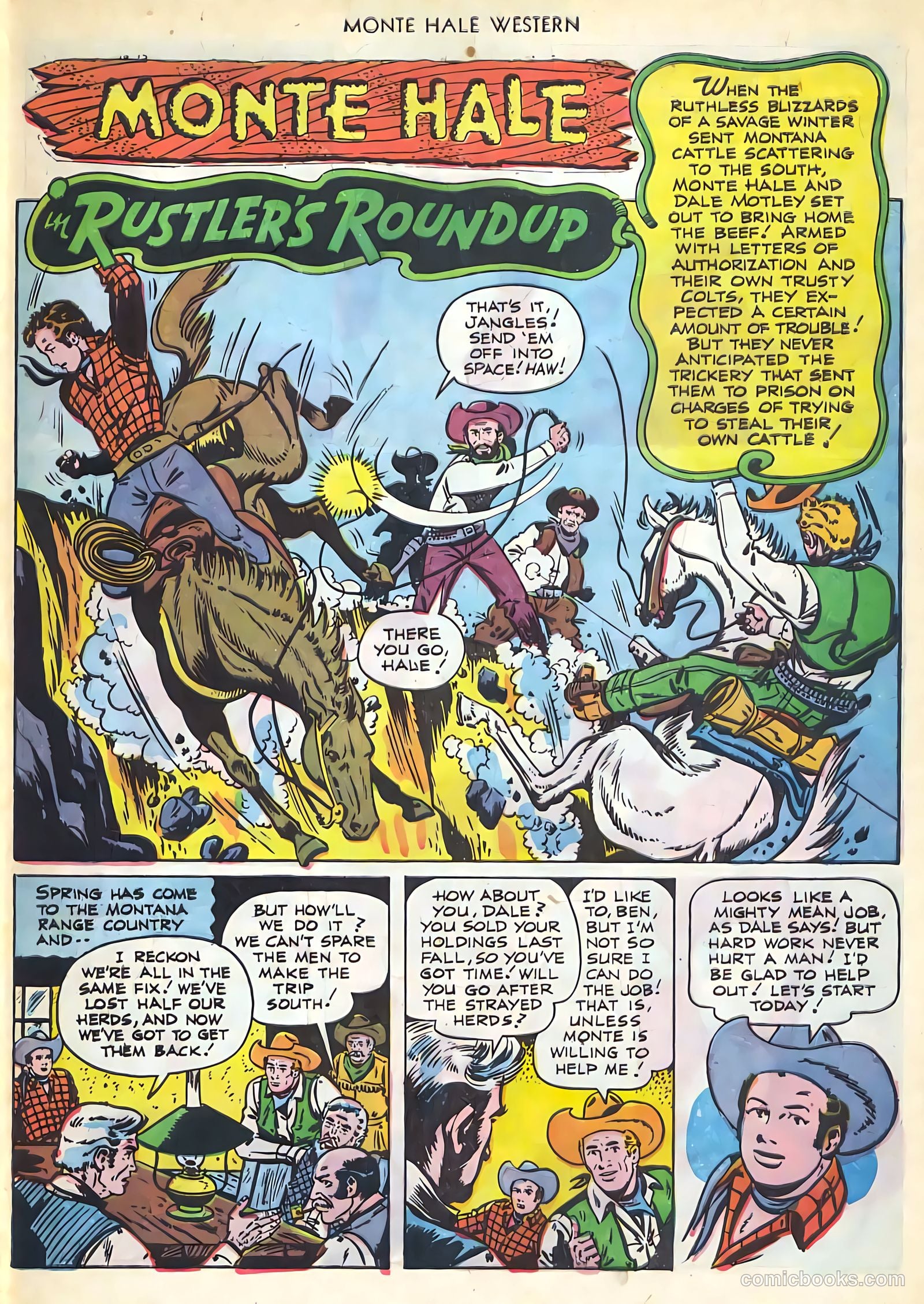 Monte Hale Western #74 — page 28 of 33