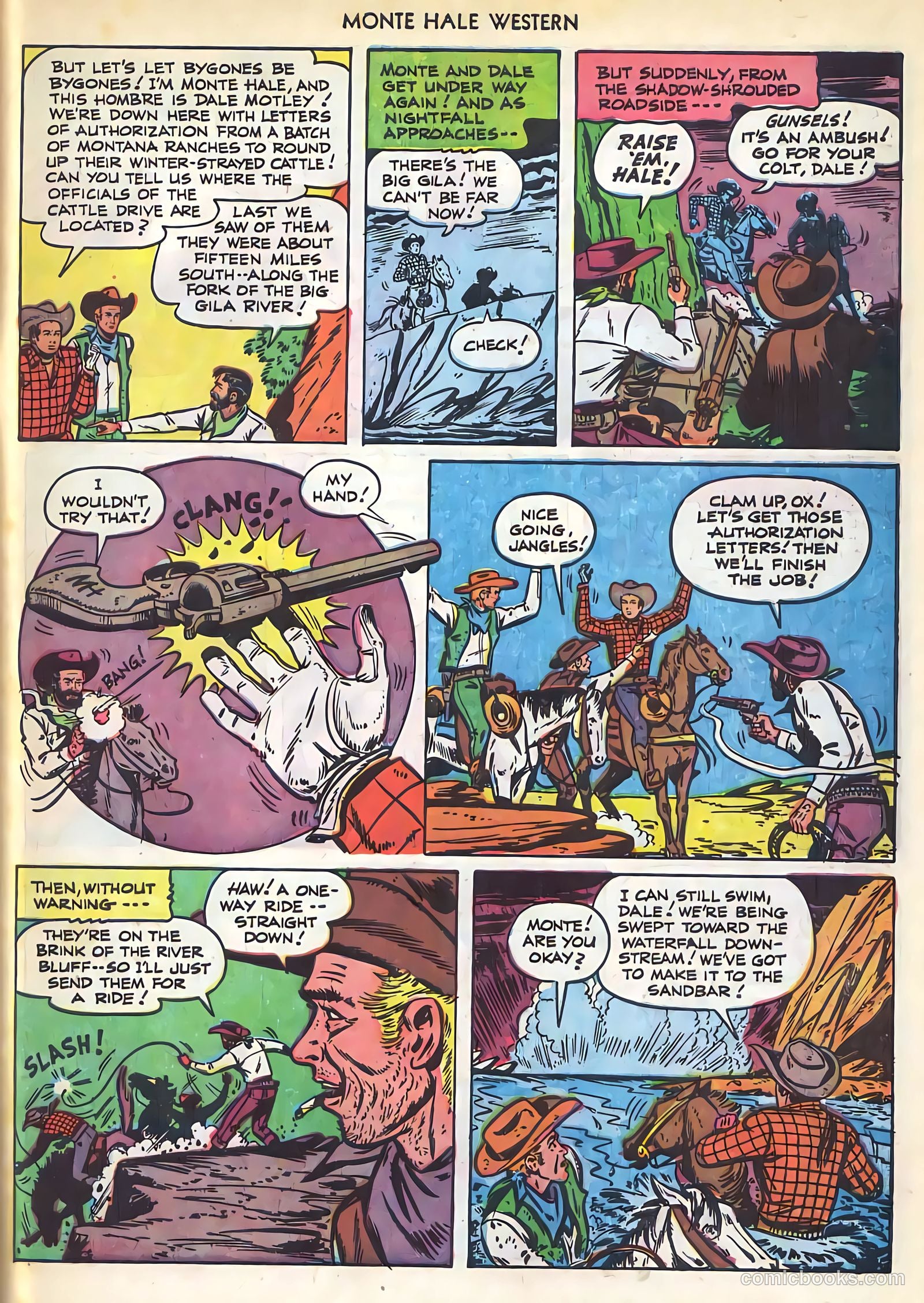Monte Hale Western #74 — page 30 of 33