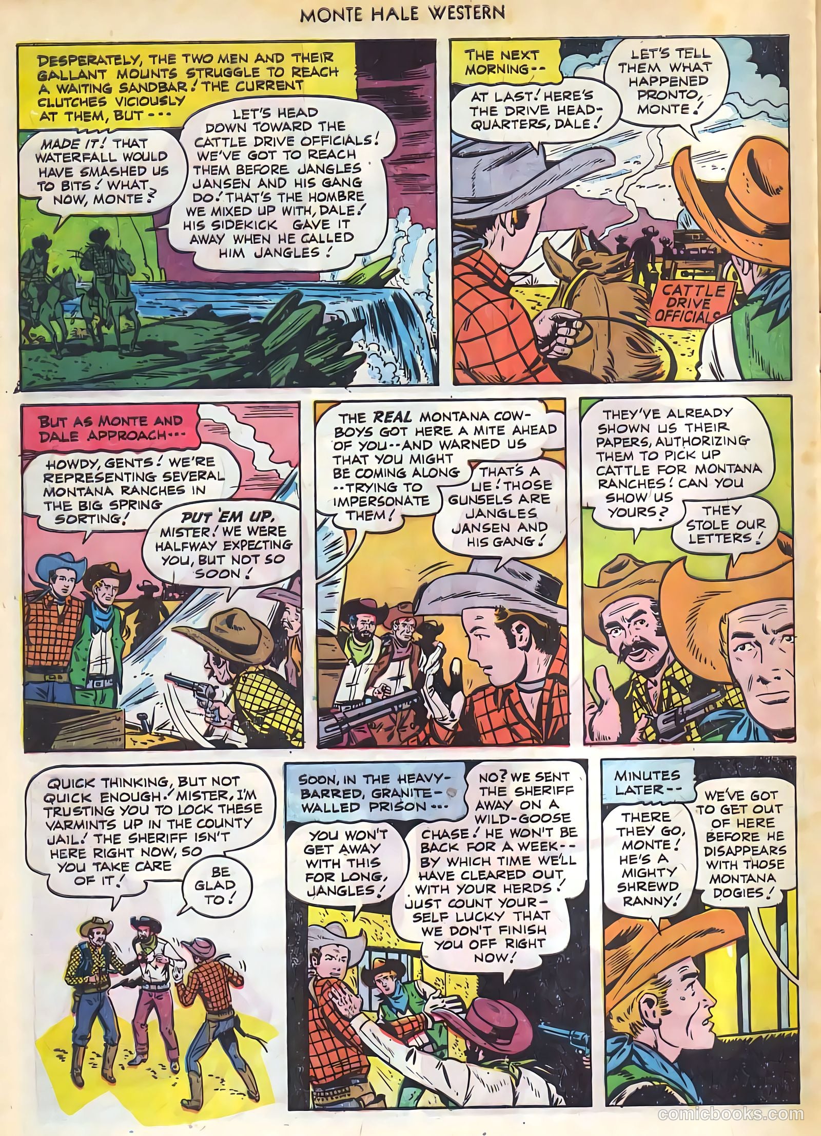 Monte Hale Western #74 — page 31 of 33