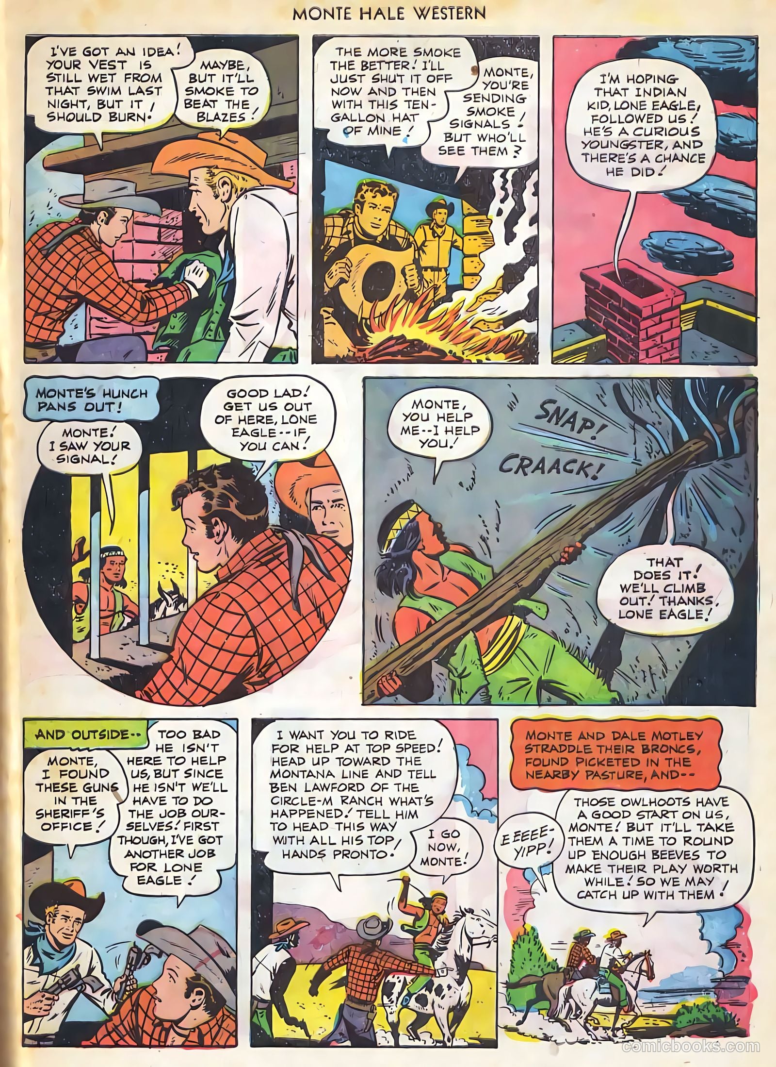 Monte Hale Western #74 — page 32 of 33